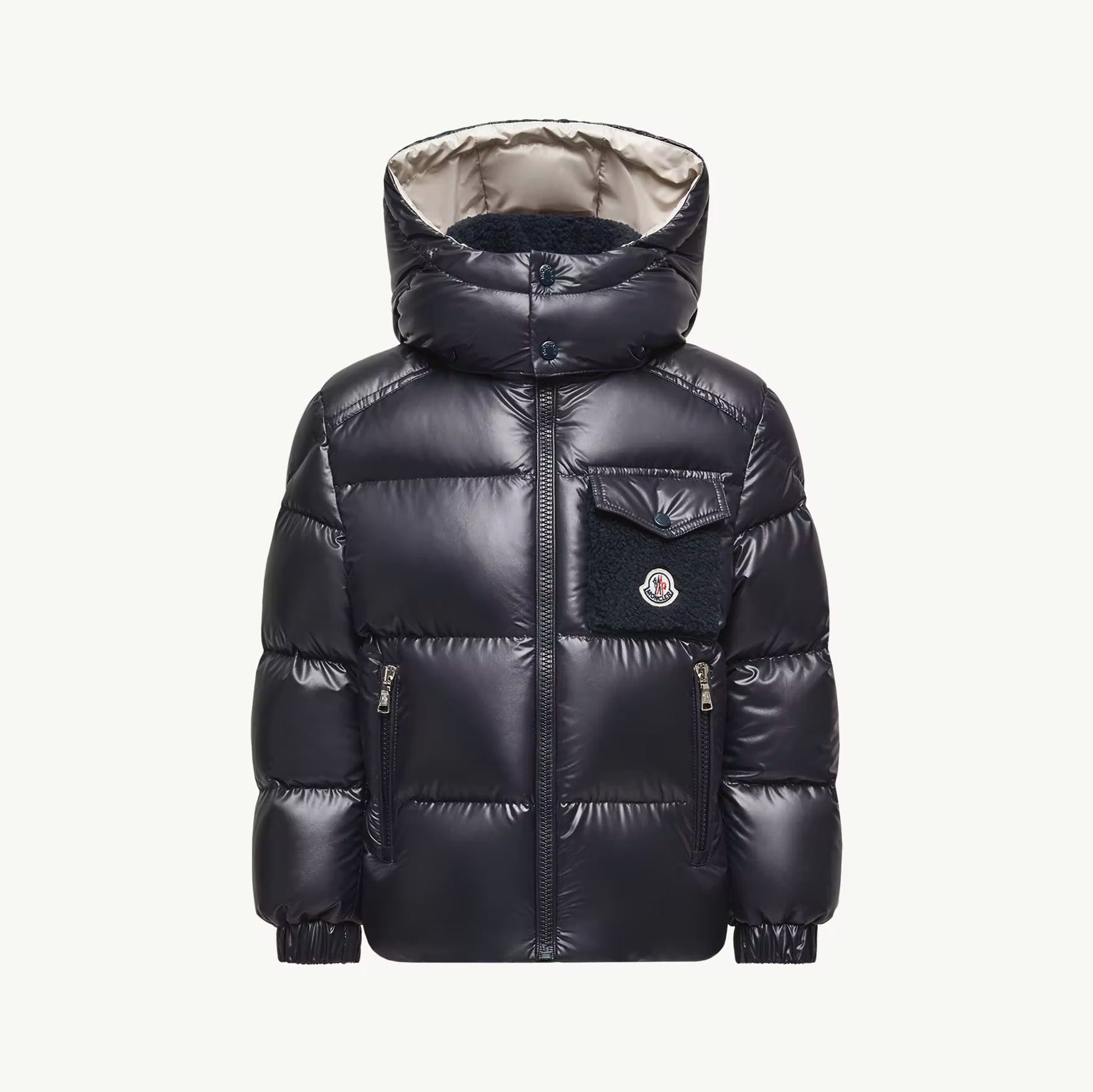 Boys Navy "YULE" Padded Down Jacket