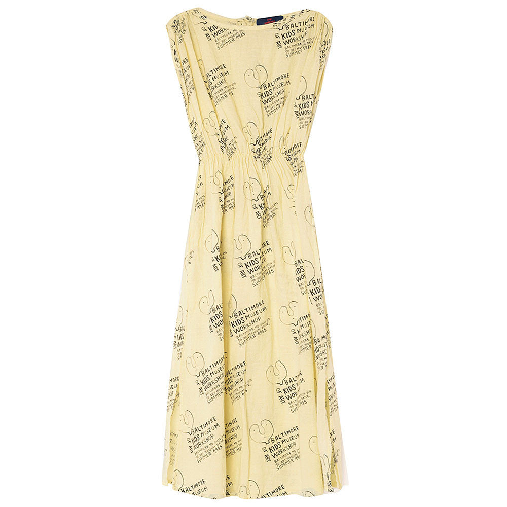 Girls Yellow Cotton Dress - CÉMAROSE | Children's Fashion Store - 1