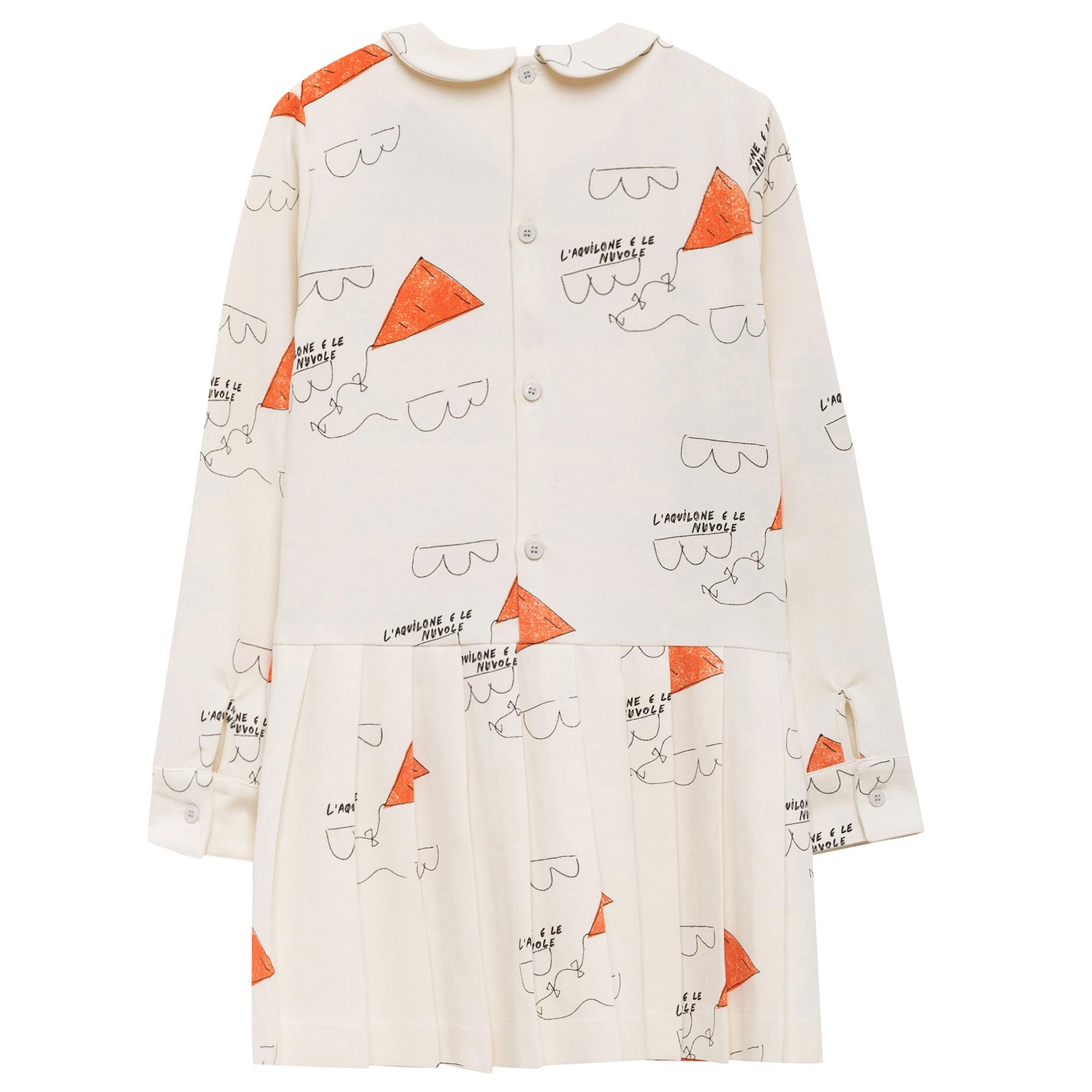 Girls White Cotton Dress