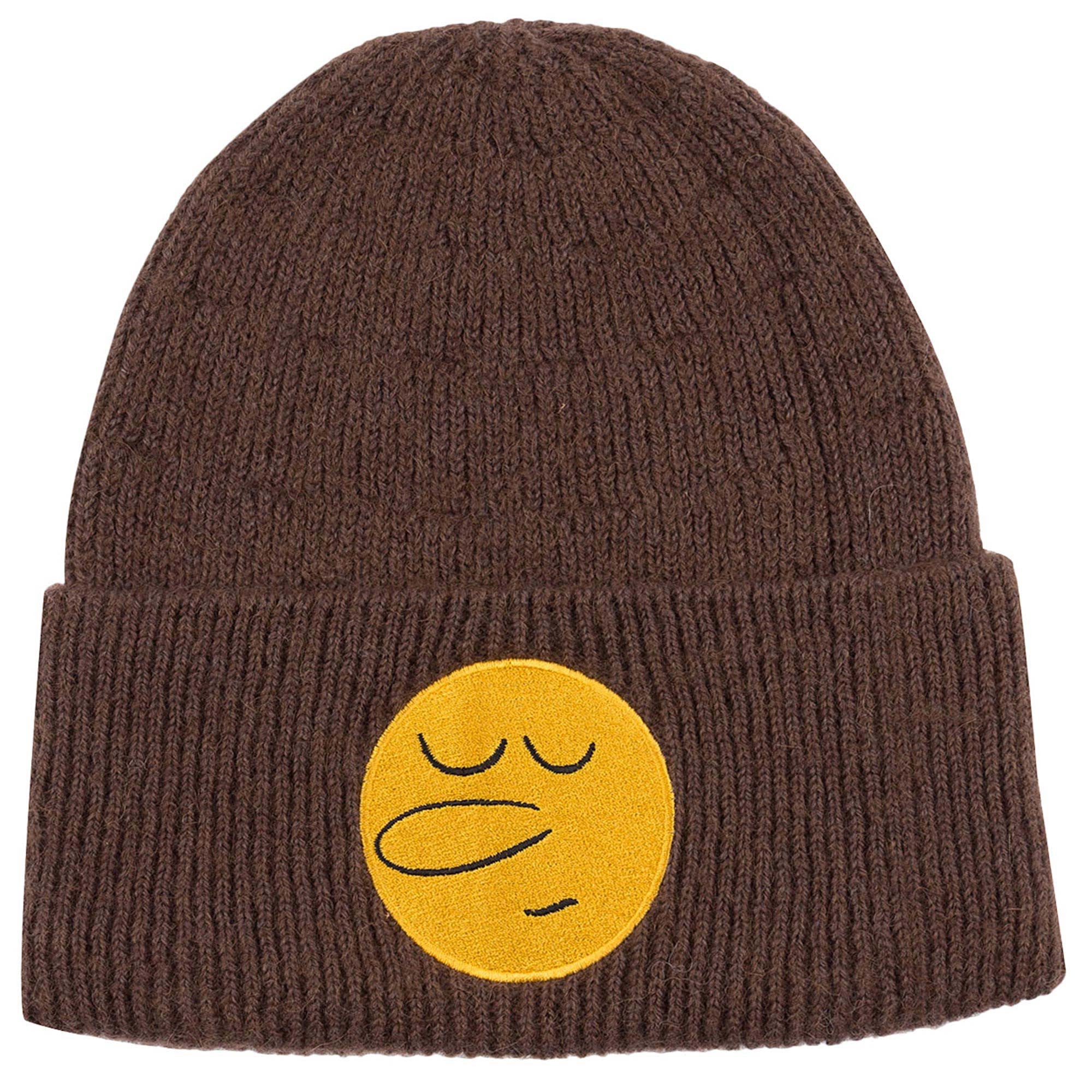Boys & Girls Deep Brown Knitted Hat
