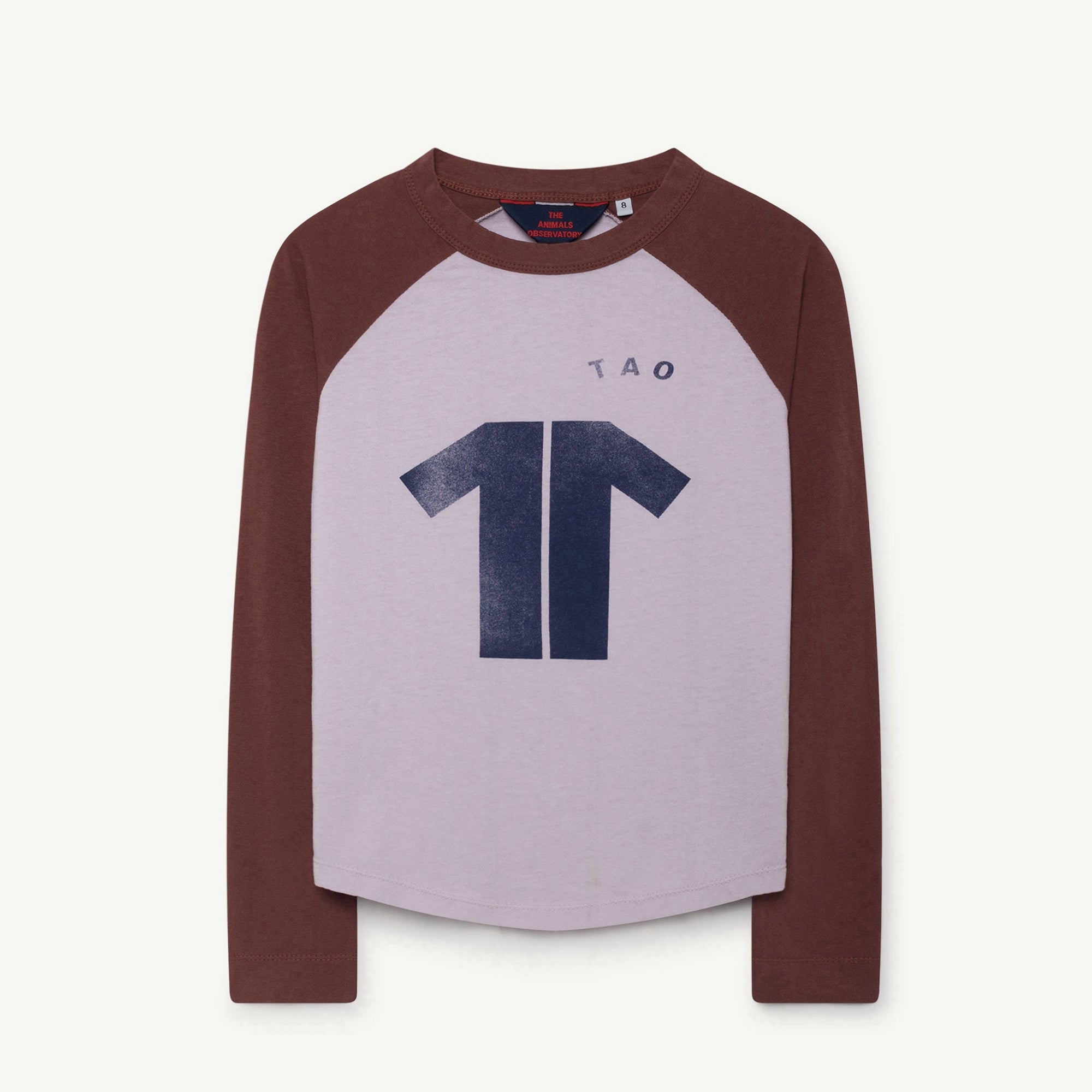 Girls & Boys Purple Blue Cotton T-shirt