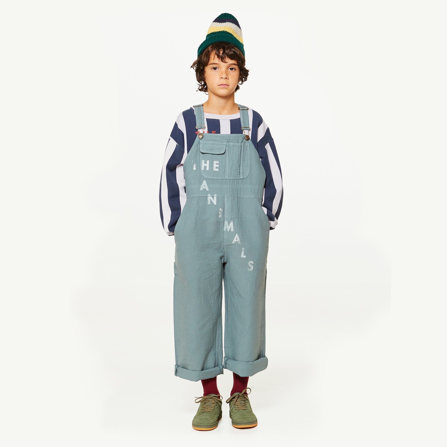 Girls & Boys Grey Cotton Trousers