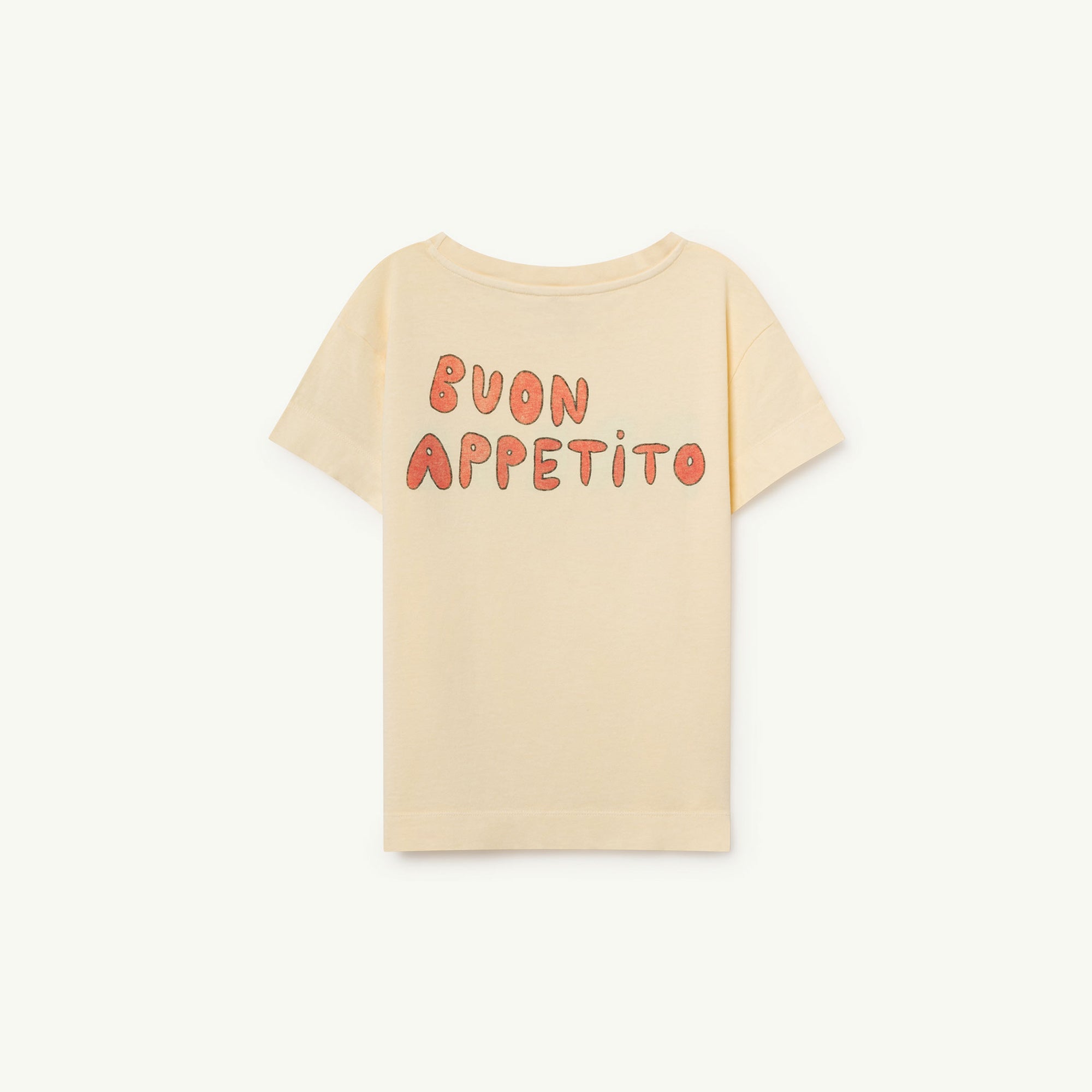 Boys & Girls Yellow Cotton T-shirt