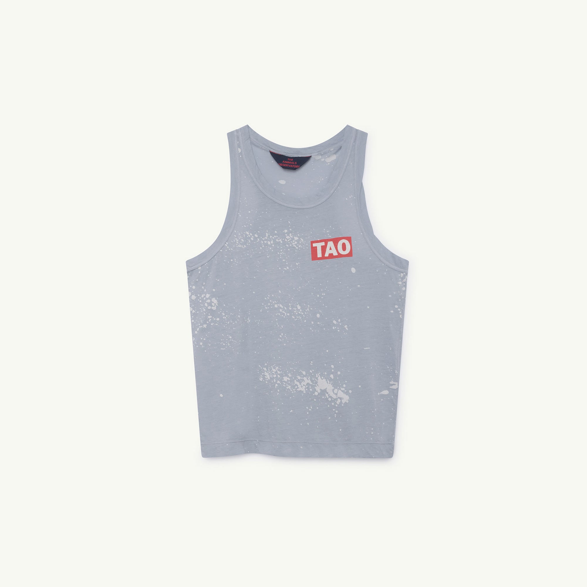 Boys Blue Splashes Cotton T-shirt