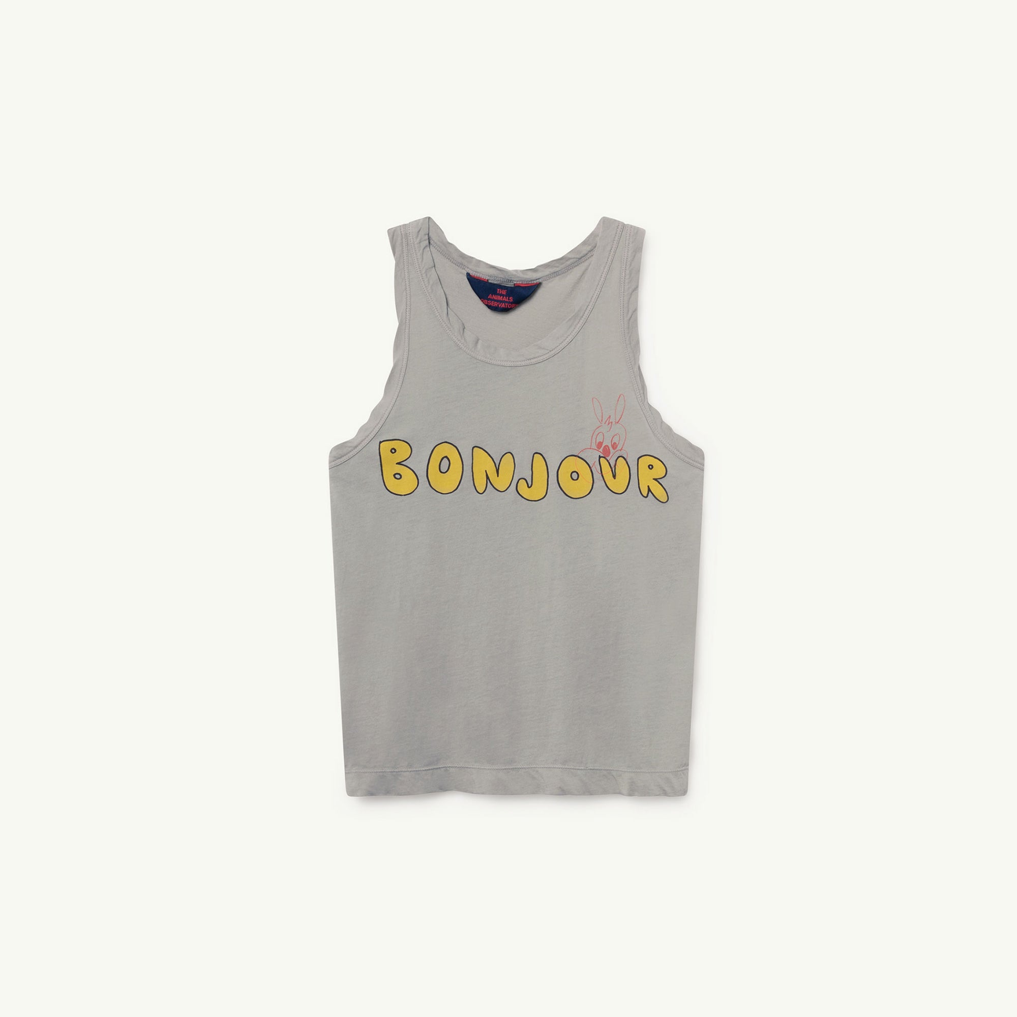 Boys Green Bonjour Cotton T-shirt