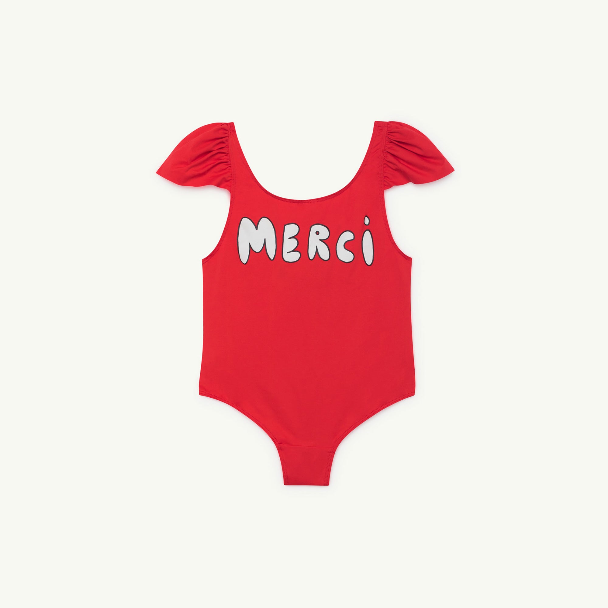 Girls Red Merci Swimsuit