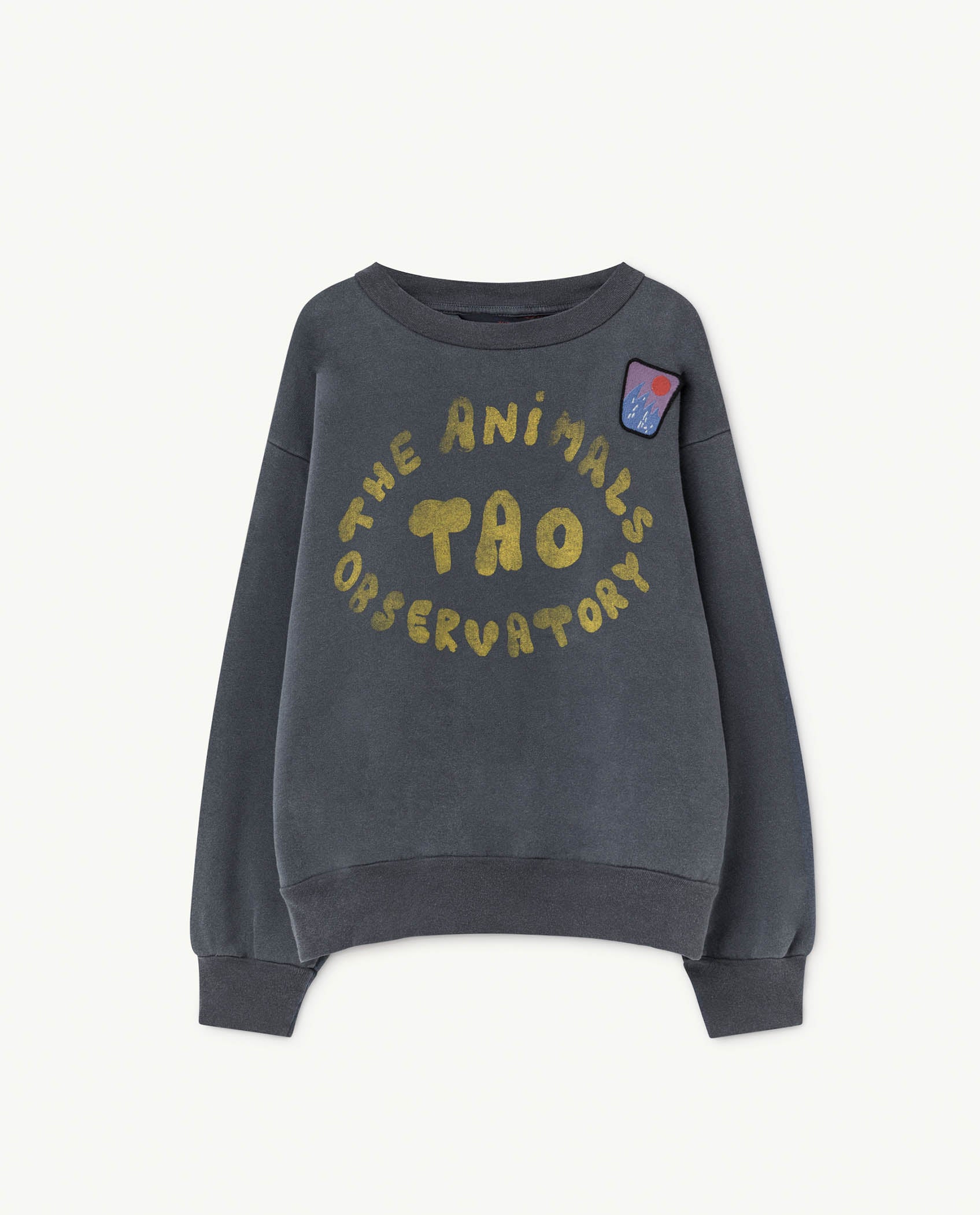 Boys & Girls Dark Blue Logo Cotton Sweatshirt
