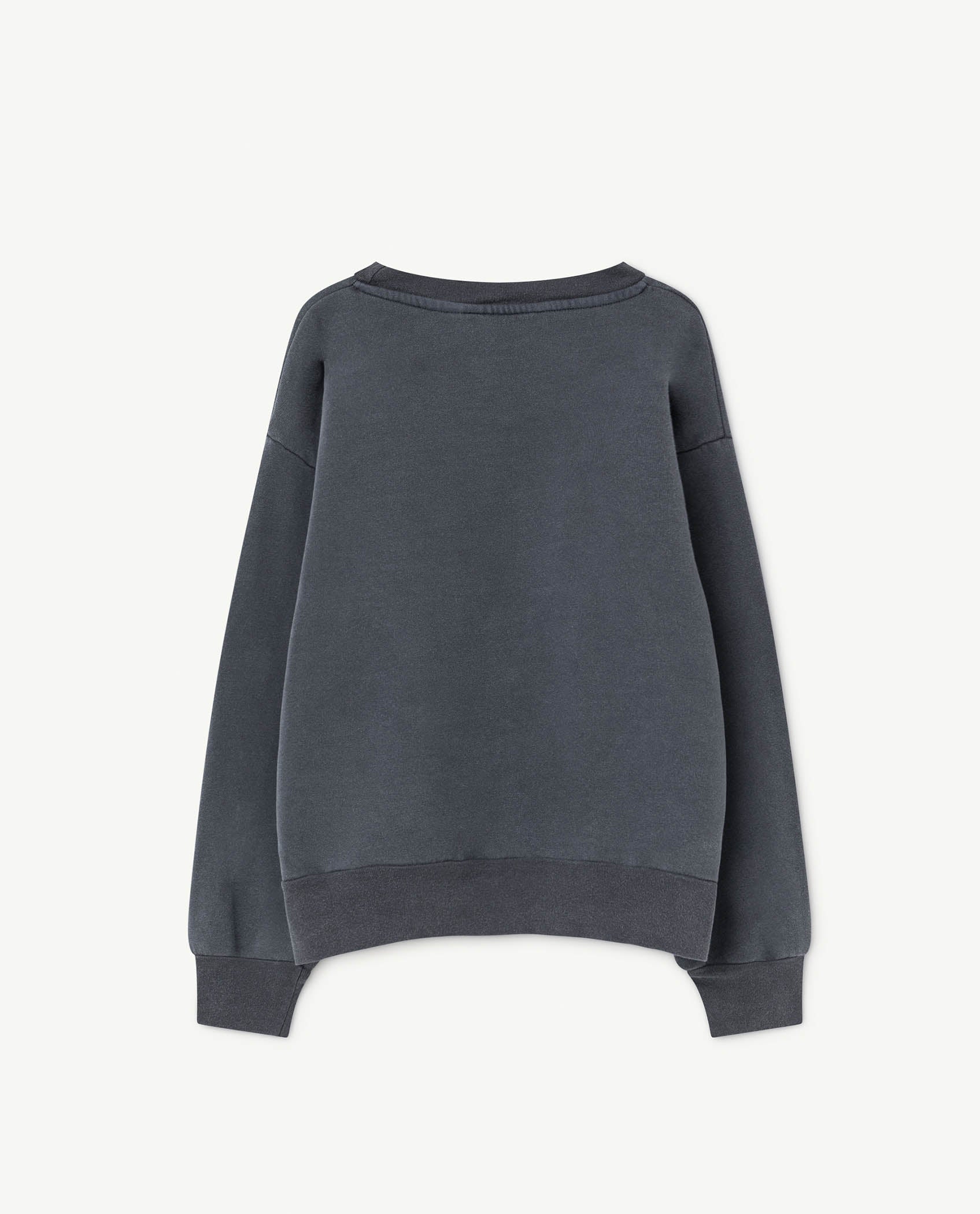 Boys & Girls Dark Blue Logo Cotton Sweatshirt