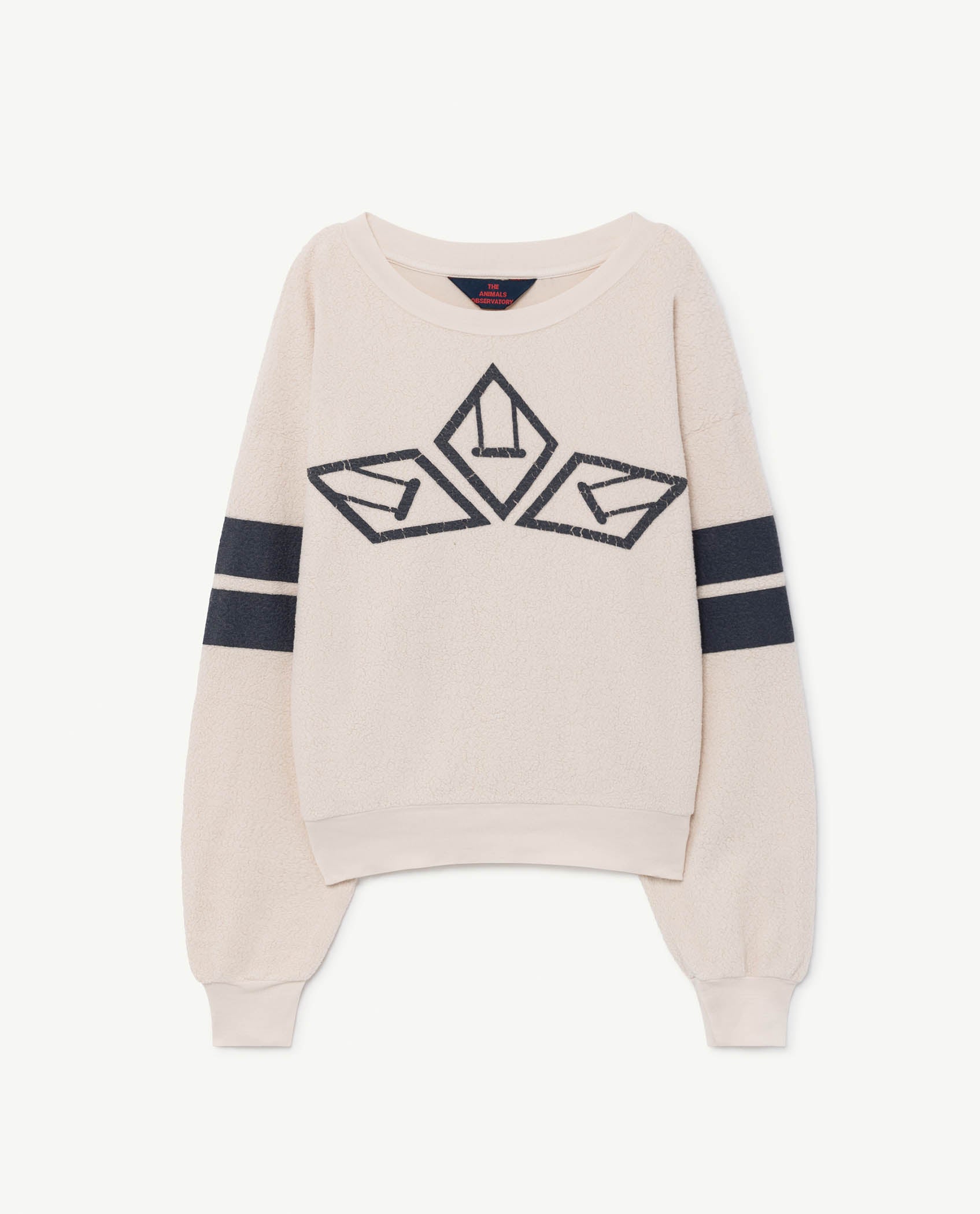 Boys & Girls White Logo Cotton Sweatshirt