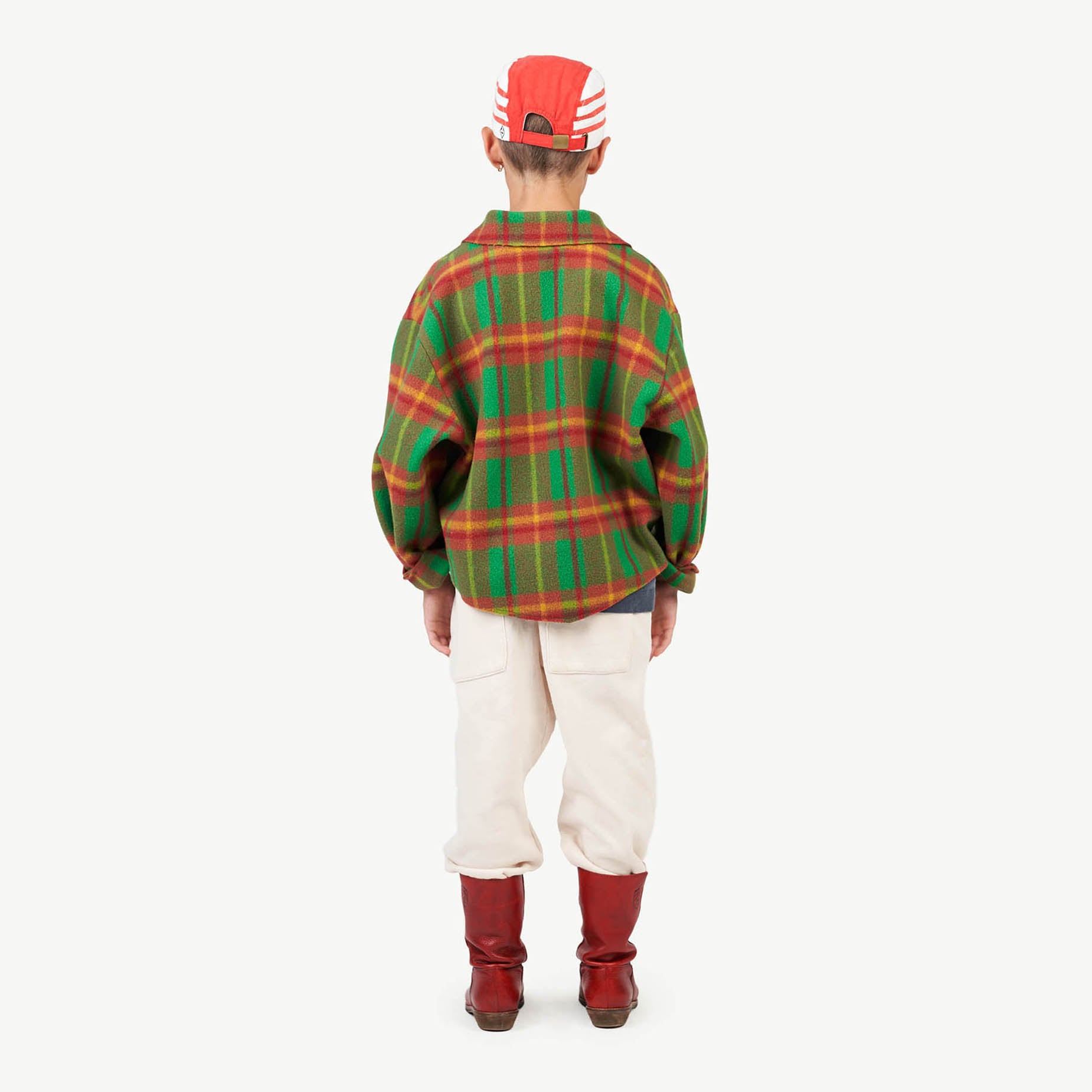 Boys & Girls White Cotton Trousers