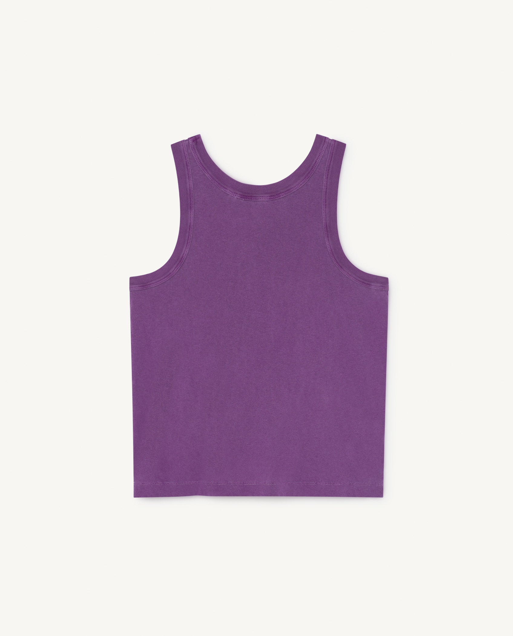 Boys & Girls Purple Cotton Tank Top