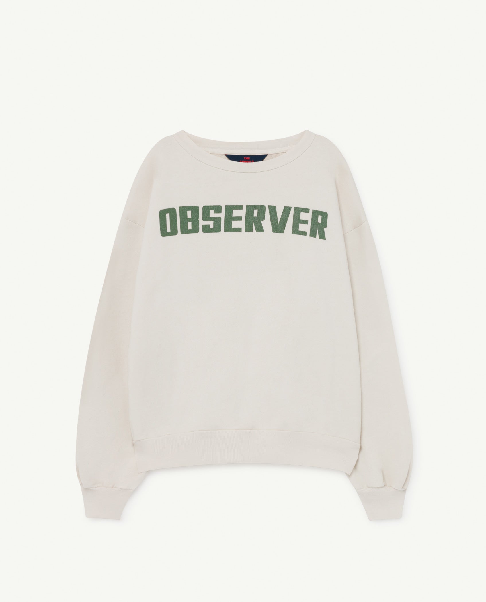 Boys & Girls White Logo Cotton Sweatshirt