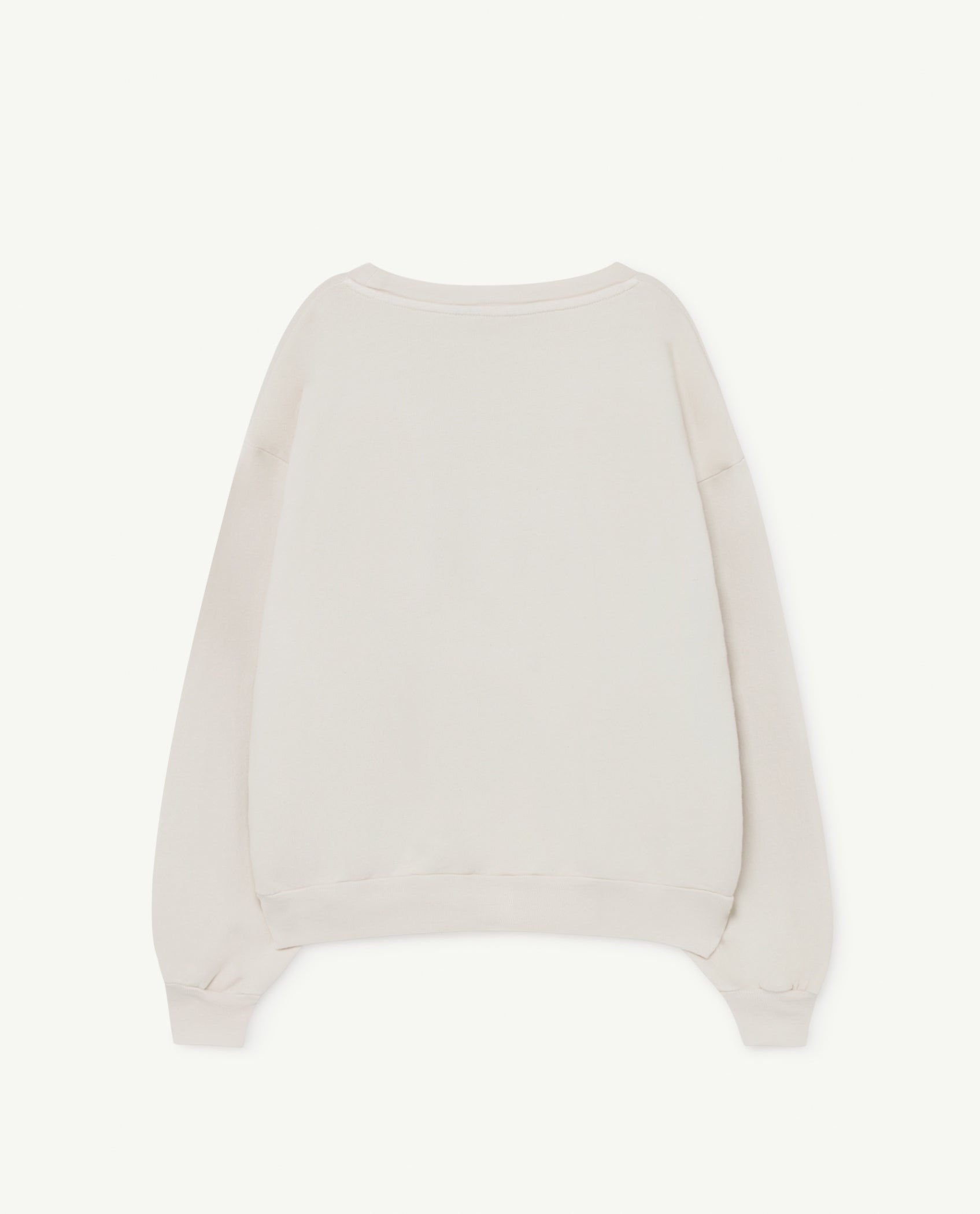 Boys & Girls White Logo Cotton Sweatshirt