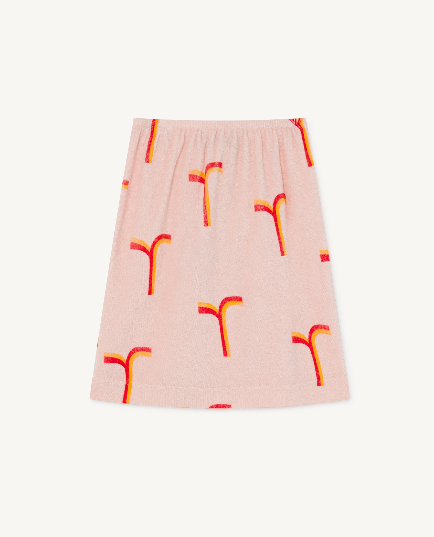 Girls Pink Cotton Skirt