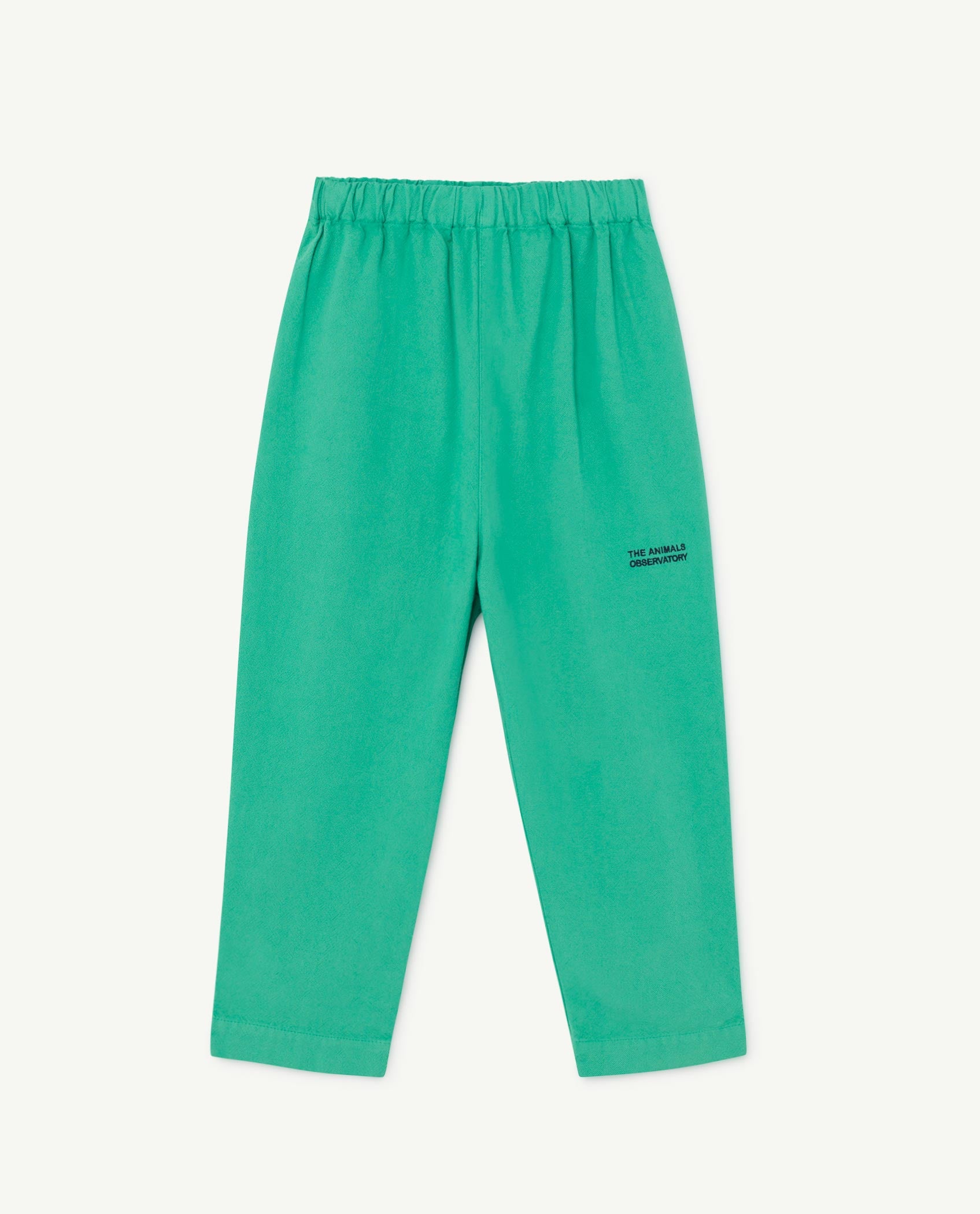 Boys & Girls Green Cotton Trousers