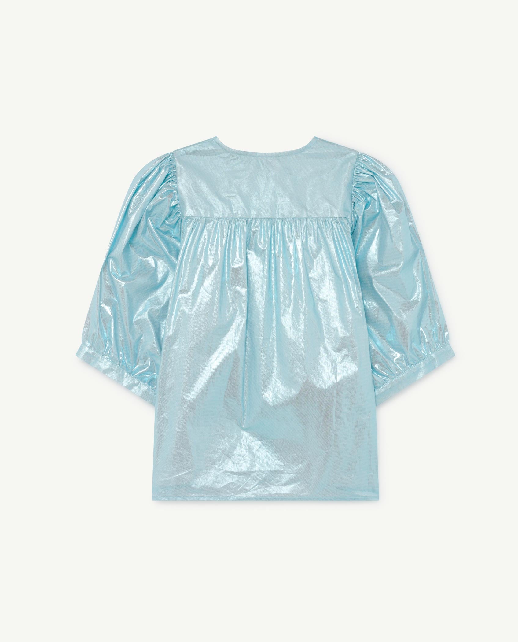 Girls Light Blue Logo Top
