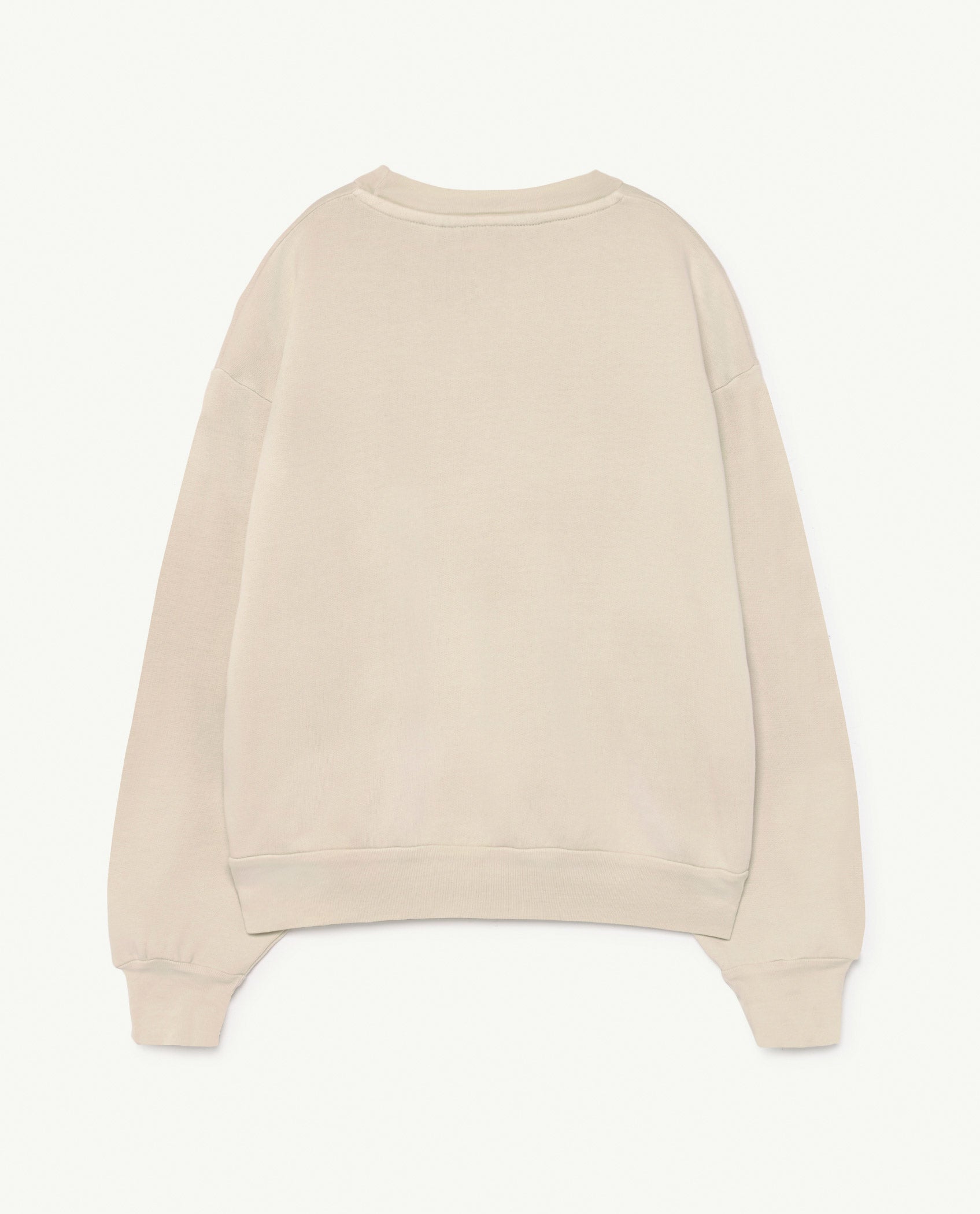 Boys & Girls White Lion Print Cotton Sweatshirt