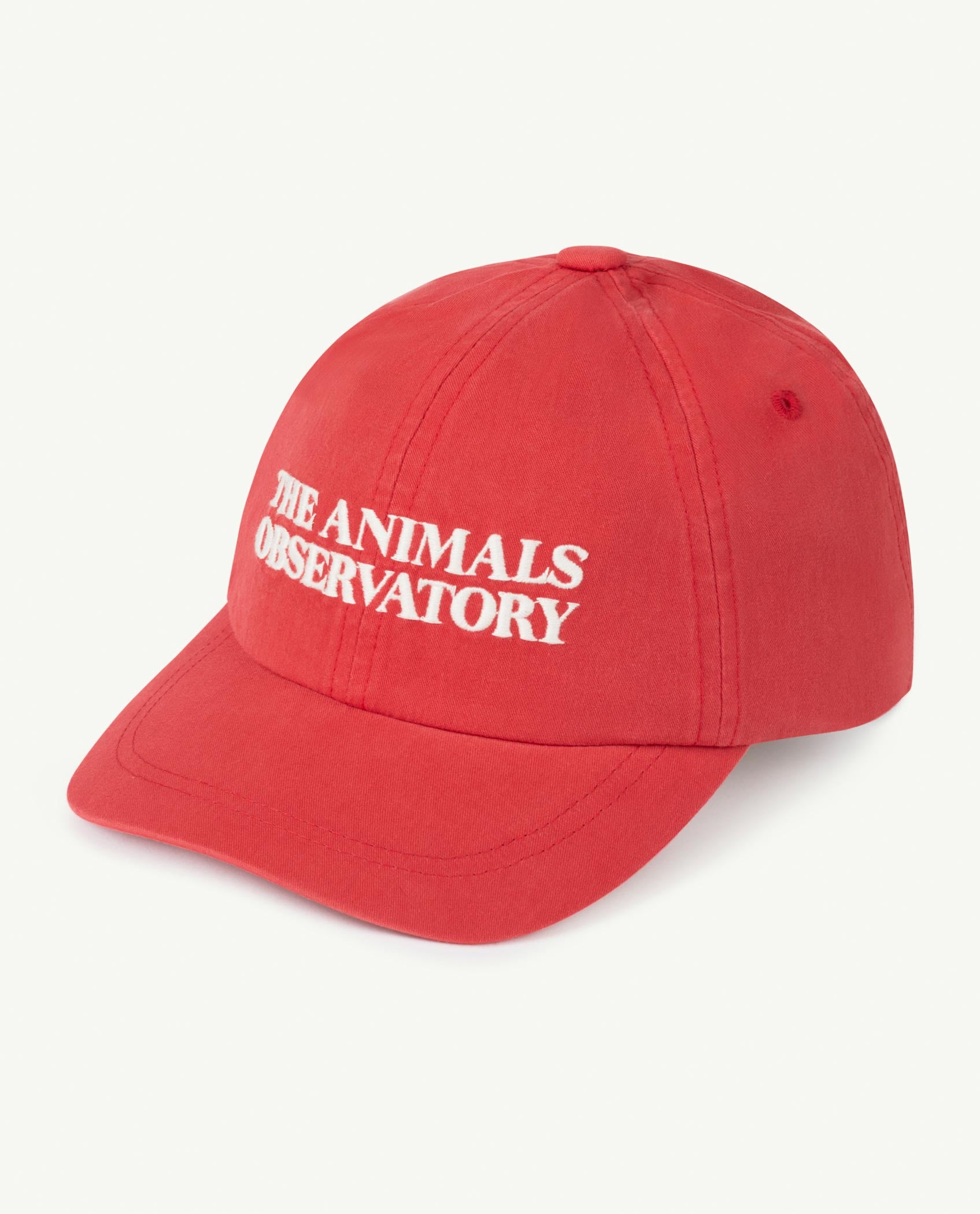 Boys & Girls Red Logo Cotton Cap