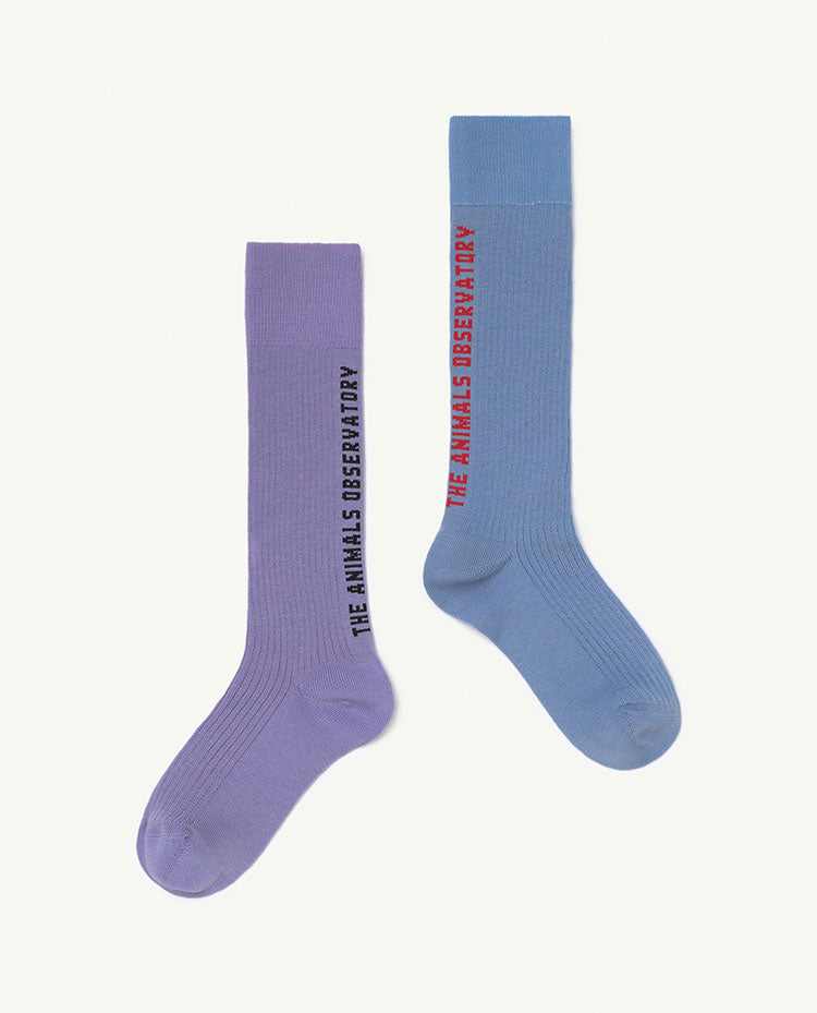Boys & Girls Purple Logo Socks