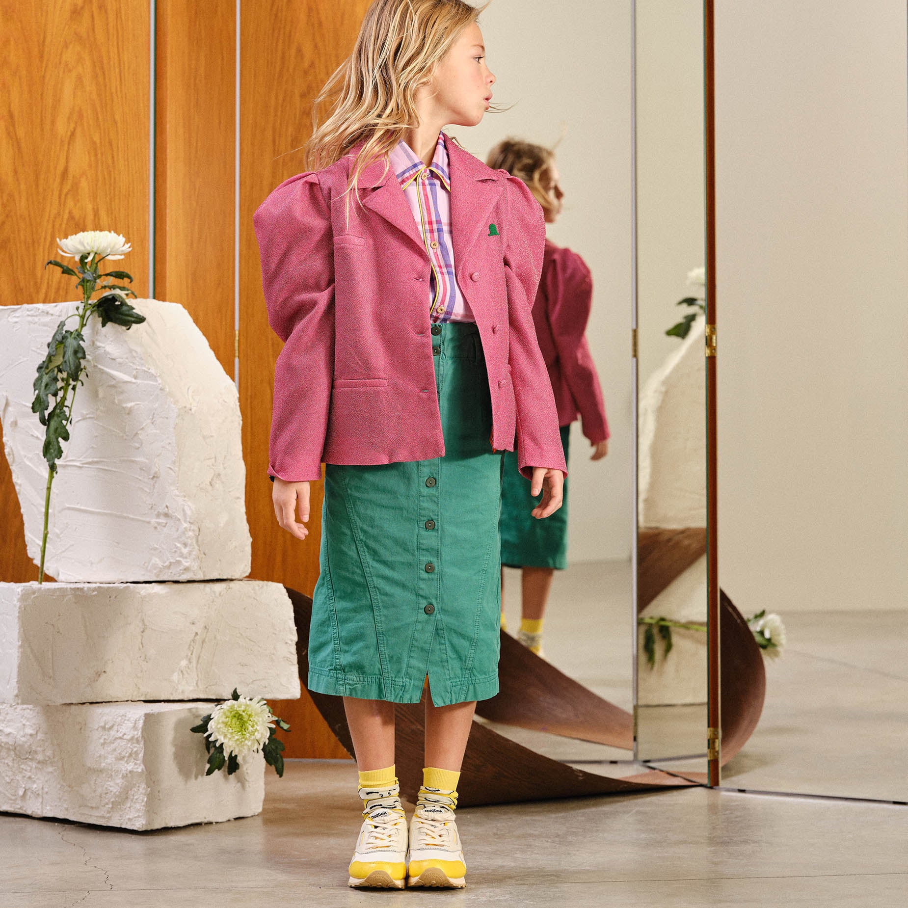 Boys & Girls Yellow Face Socks