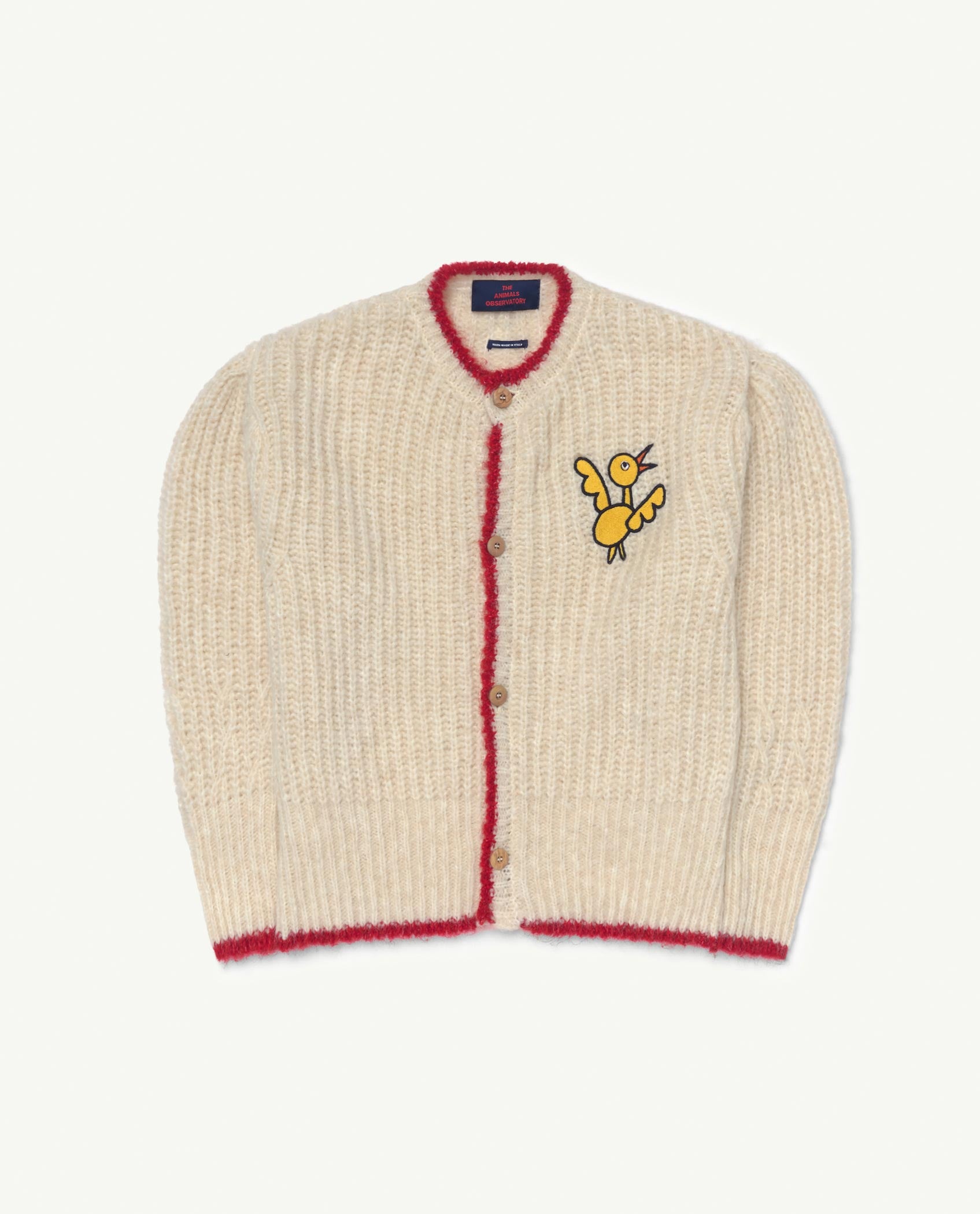 Boys & Girls White Bird Cardigan
