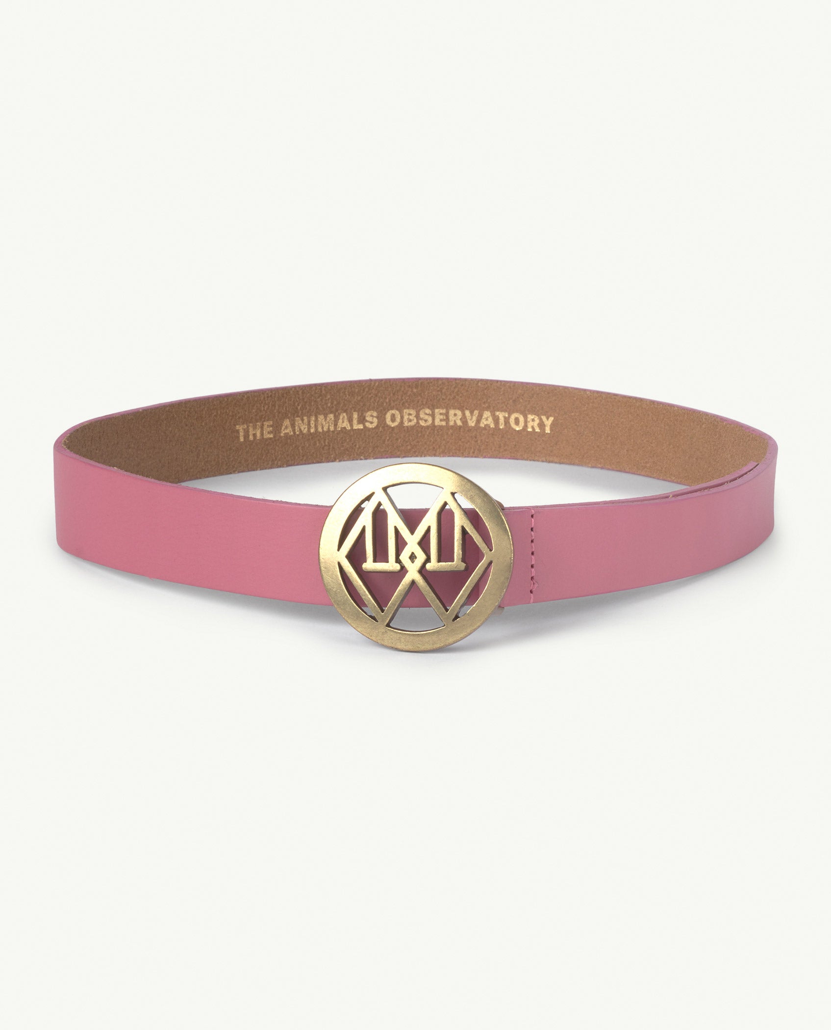Boys & Girls Pink Leather Belt