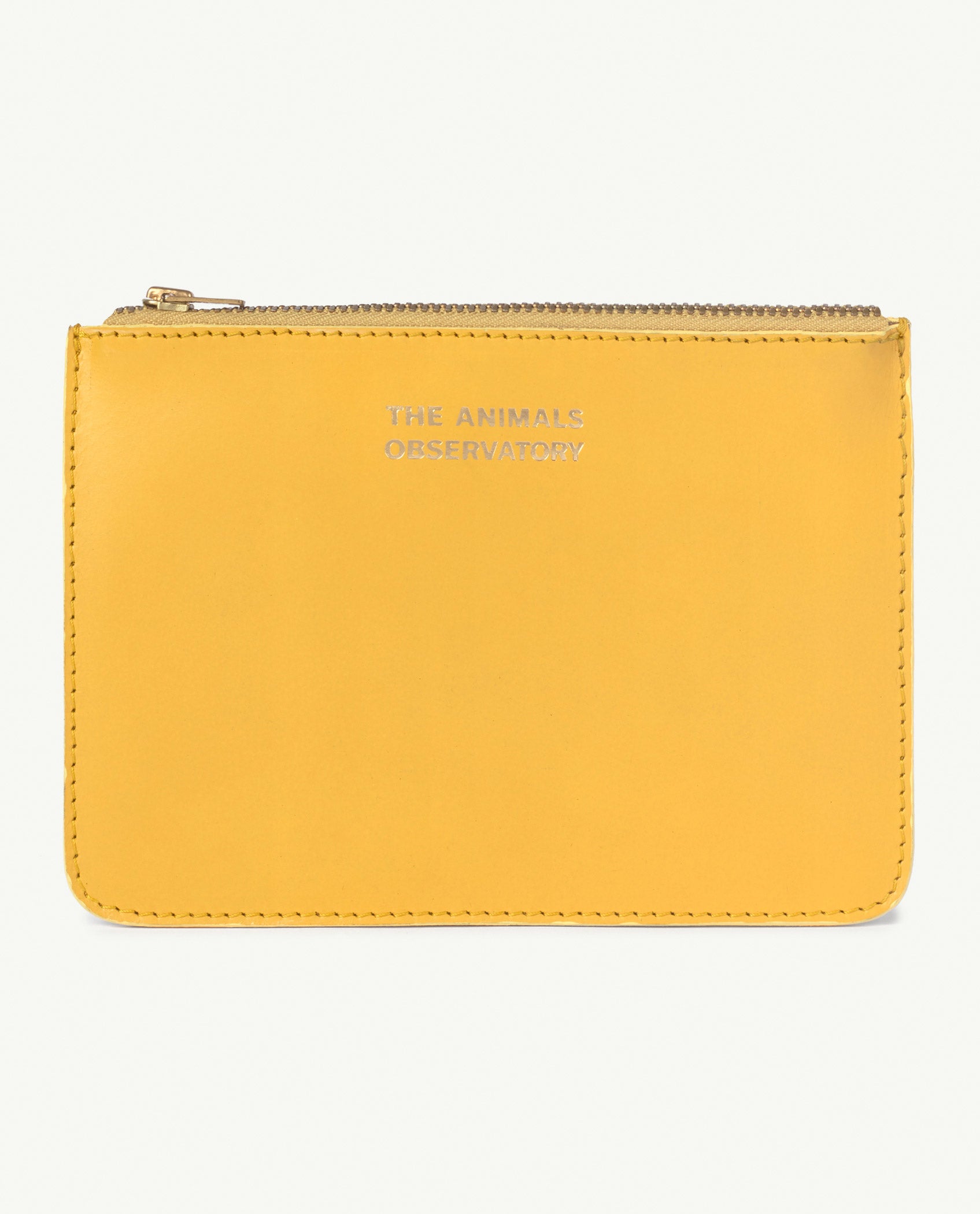 Boys & Girls Yellow Logo Leather Purse