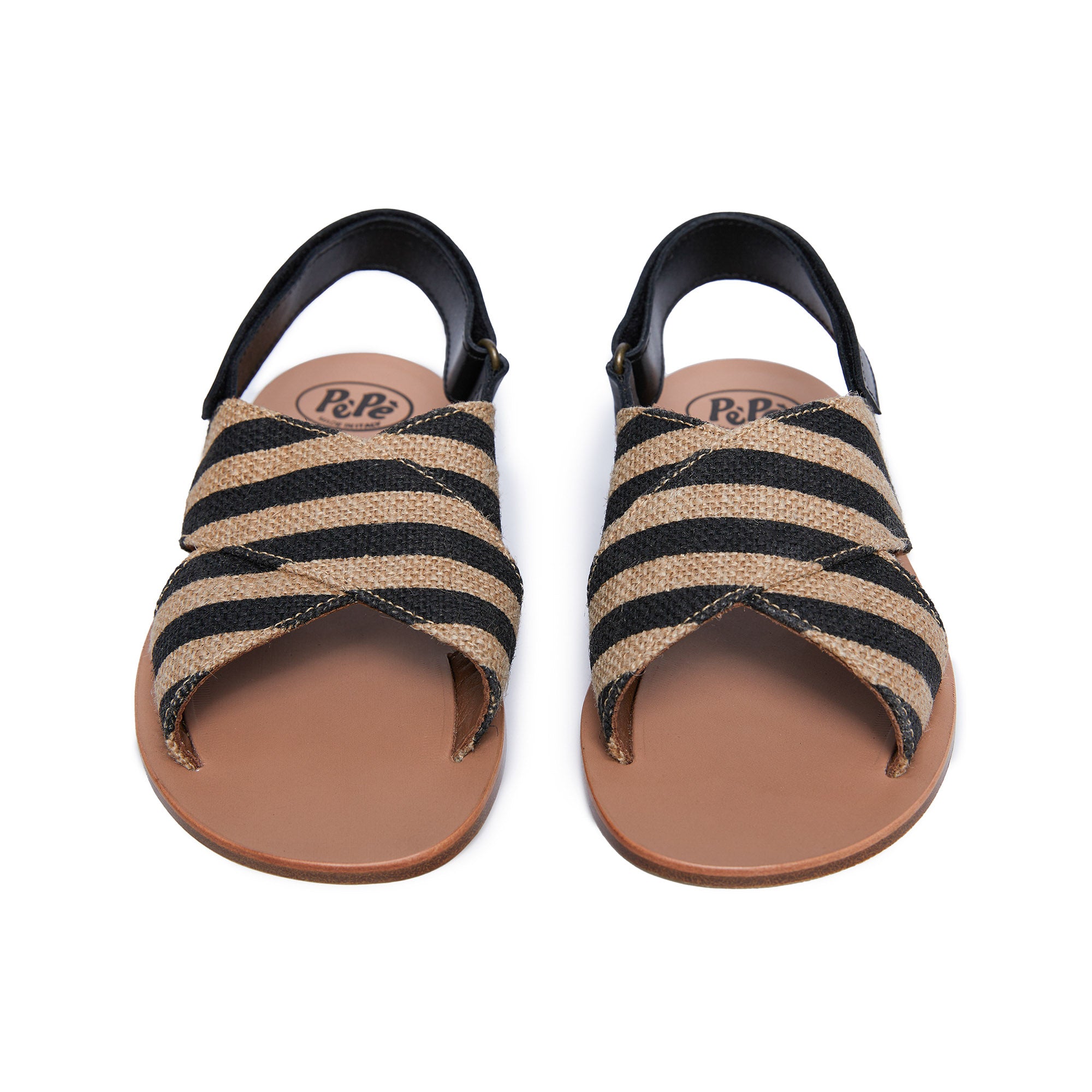 Boys & Girls Beige Stripes Sandals