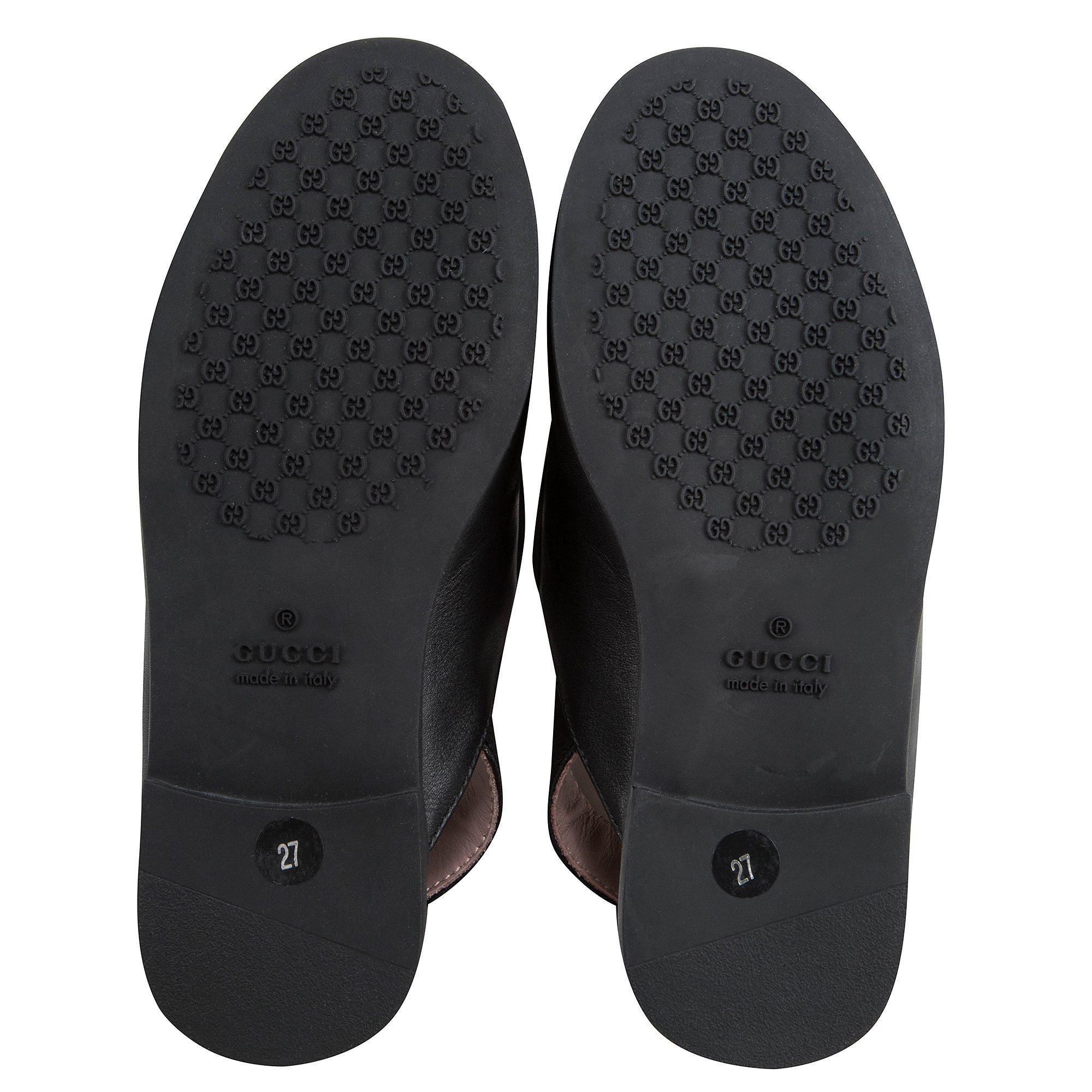 Girls Black Logo Shoes