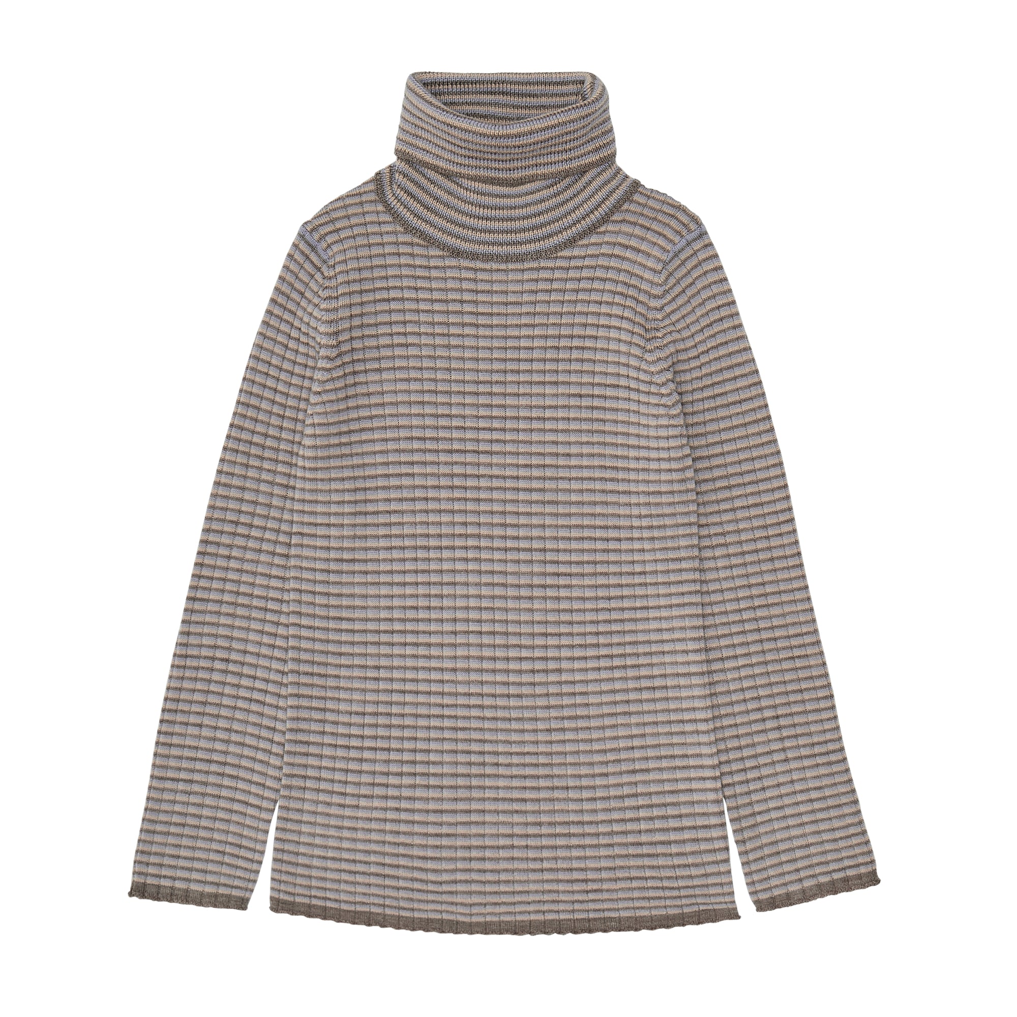 Boys & Girls Beige Stripes Wool Top