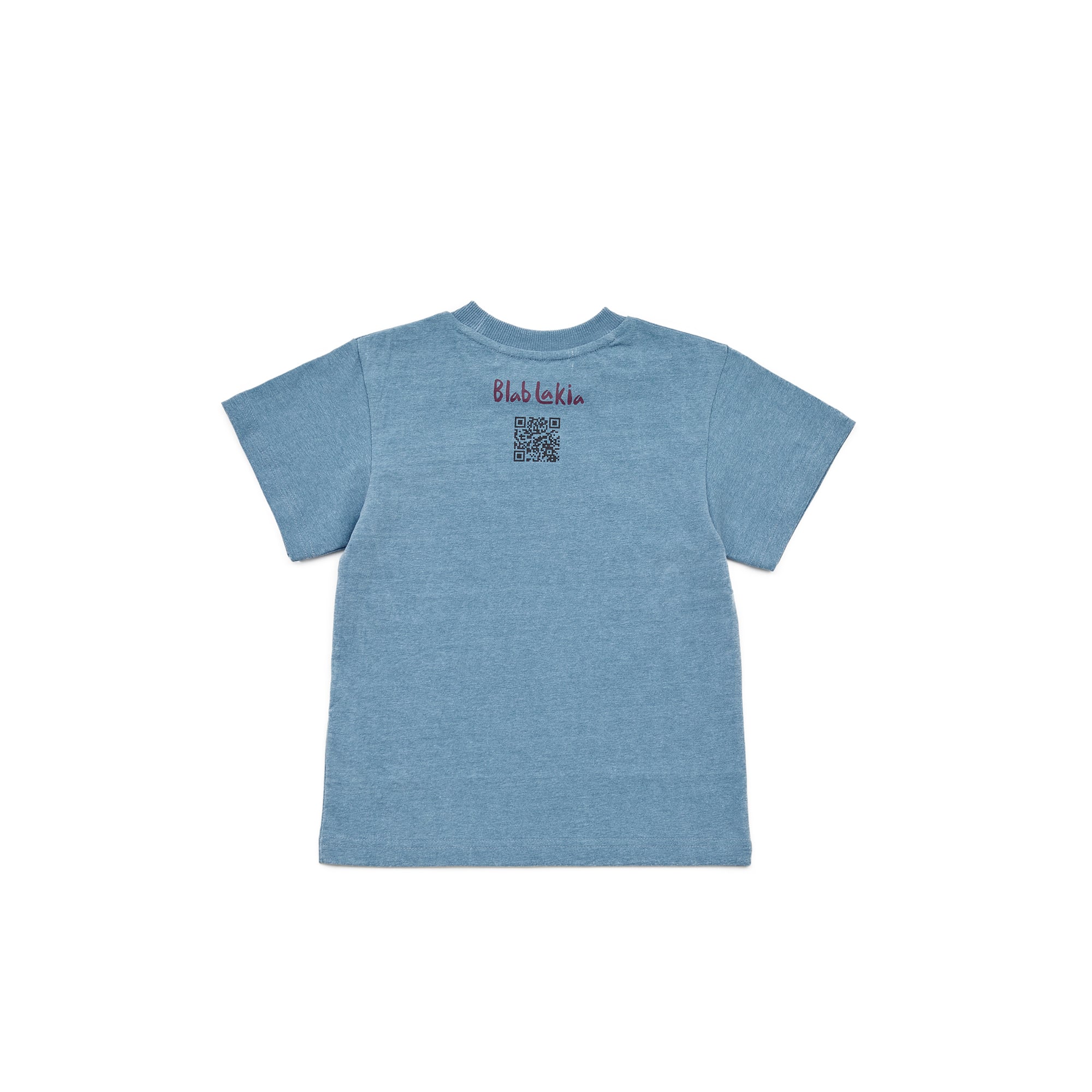 Boys & Girls Blue Cotton T-Shirt
