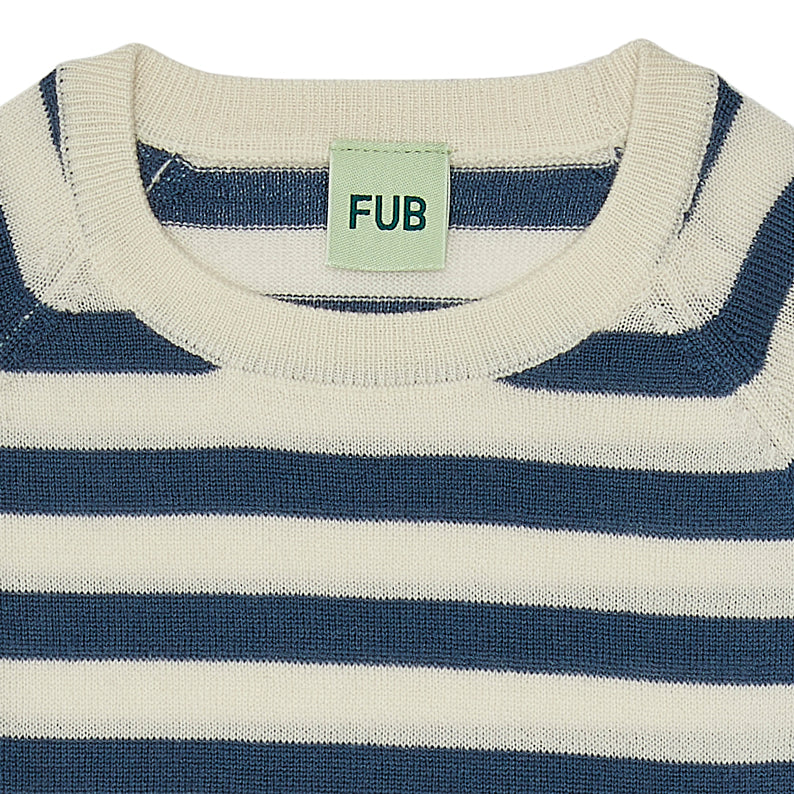 Boys & Girls Blue Stripes Wool Sweater
