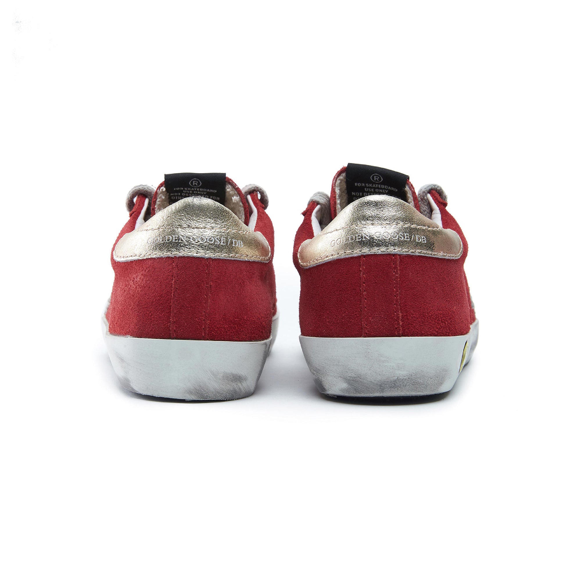 Chaussures en cuir étoile rouge et argent pour bébés garçons et bébés filles