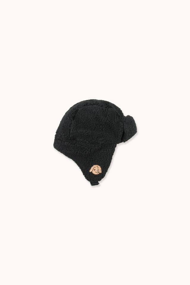 Boys & Girls Black Dog Sherpa Chapka