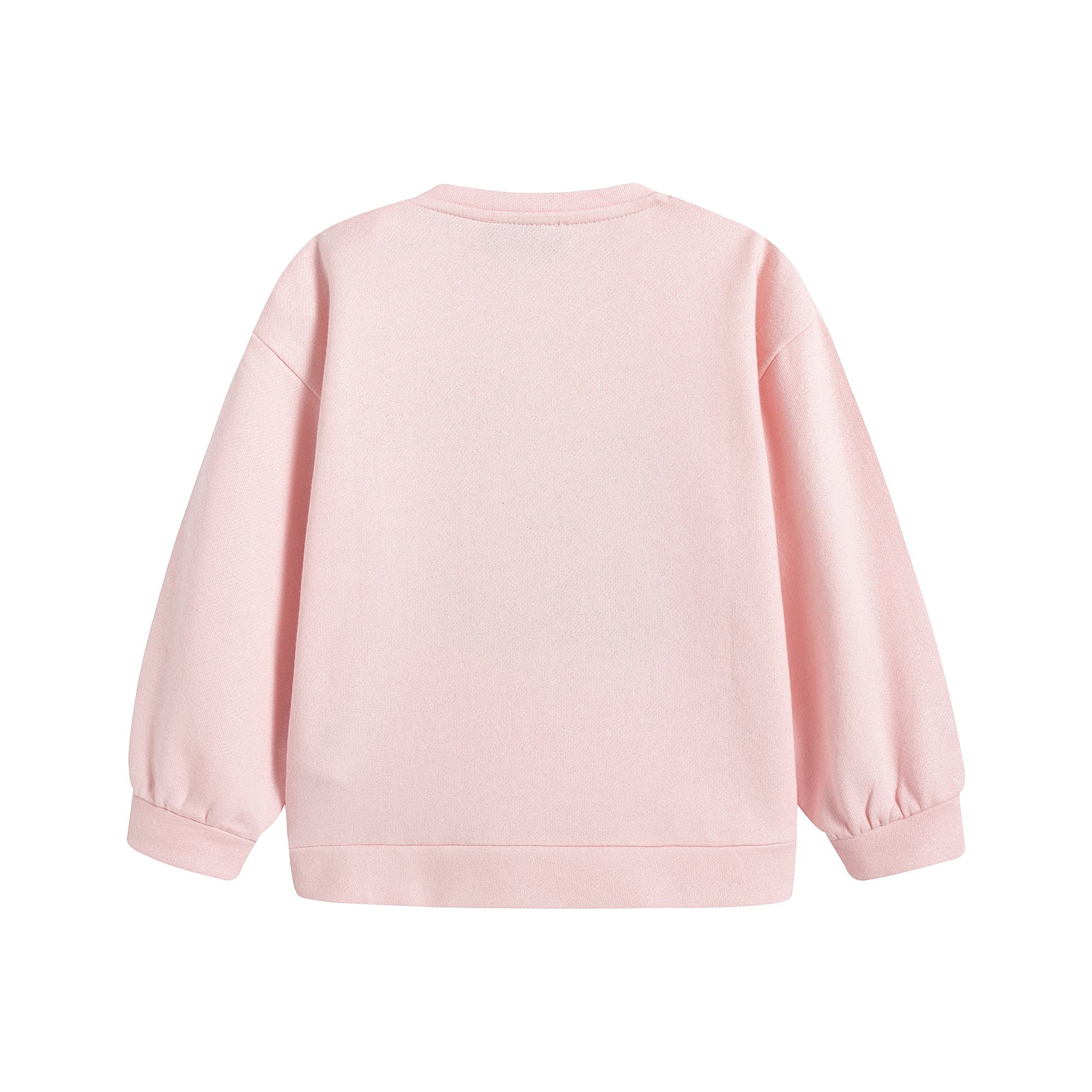 Baby Girls Pink Logo Cotton Sweatshirt