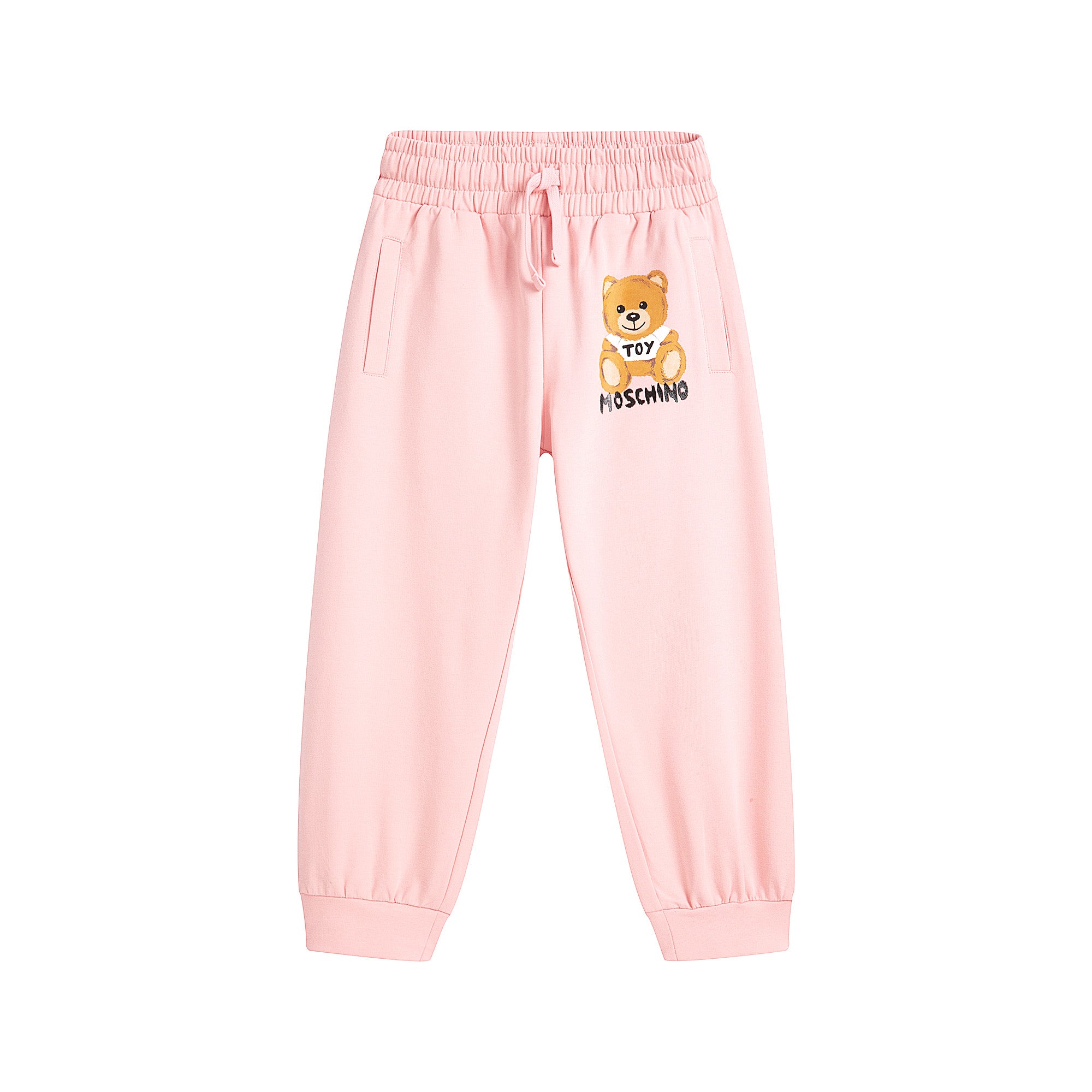 Girls Pink Cotton Trousers