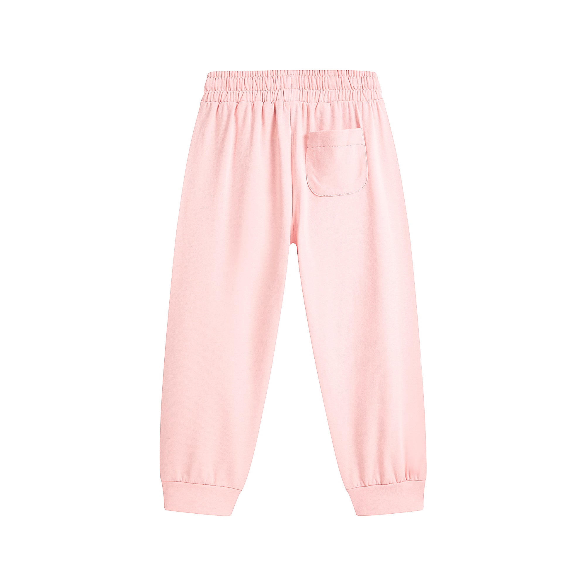 Girls Pink Cotton Trousers