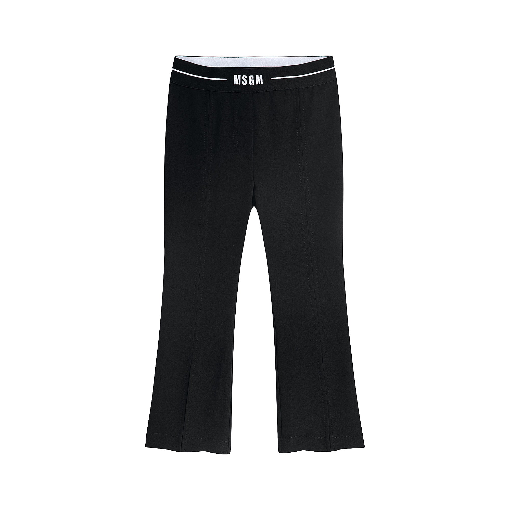 Girls Black Logo Trousers