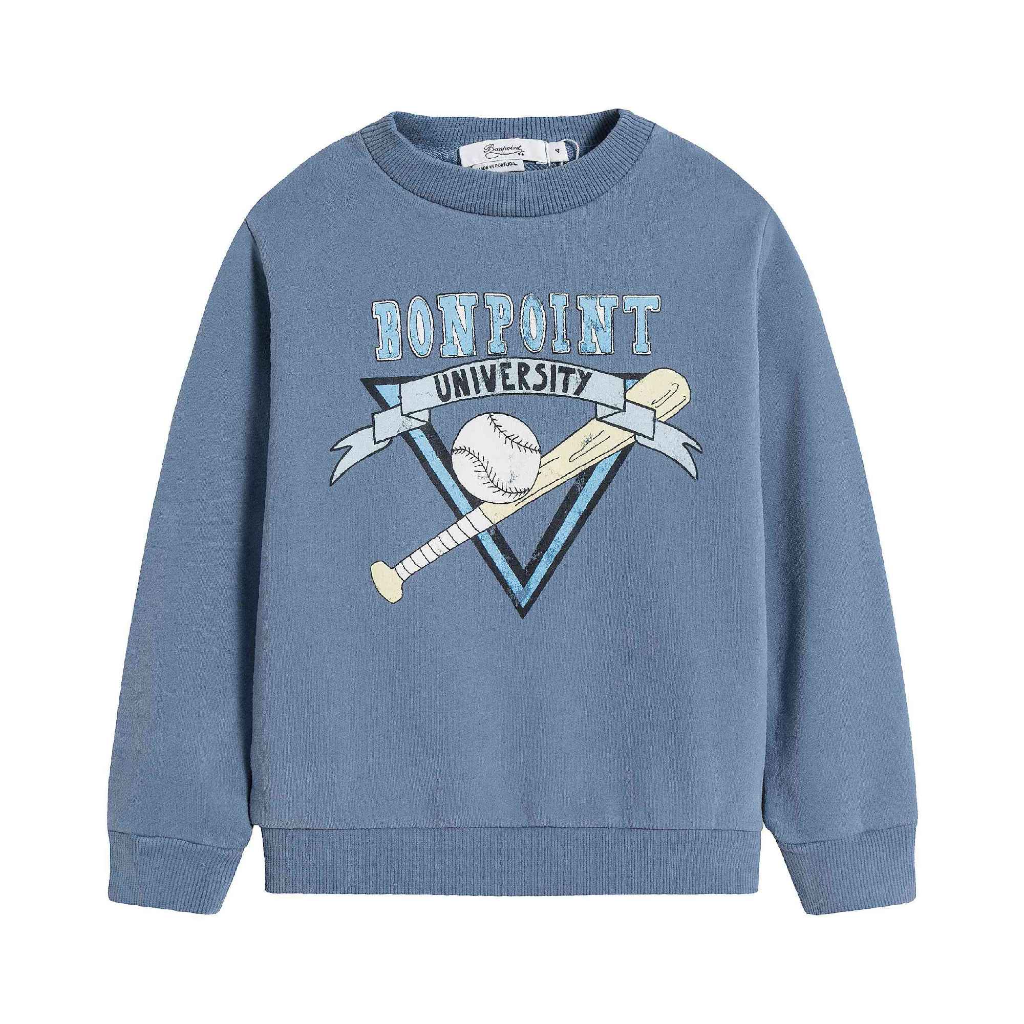Boys Blue Cotton Sweatshirt