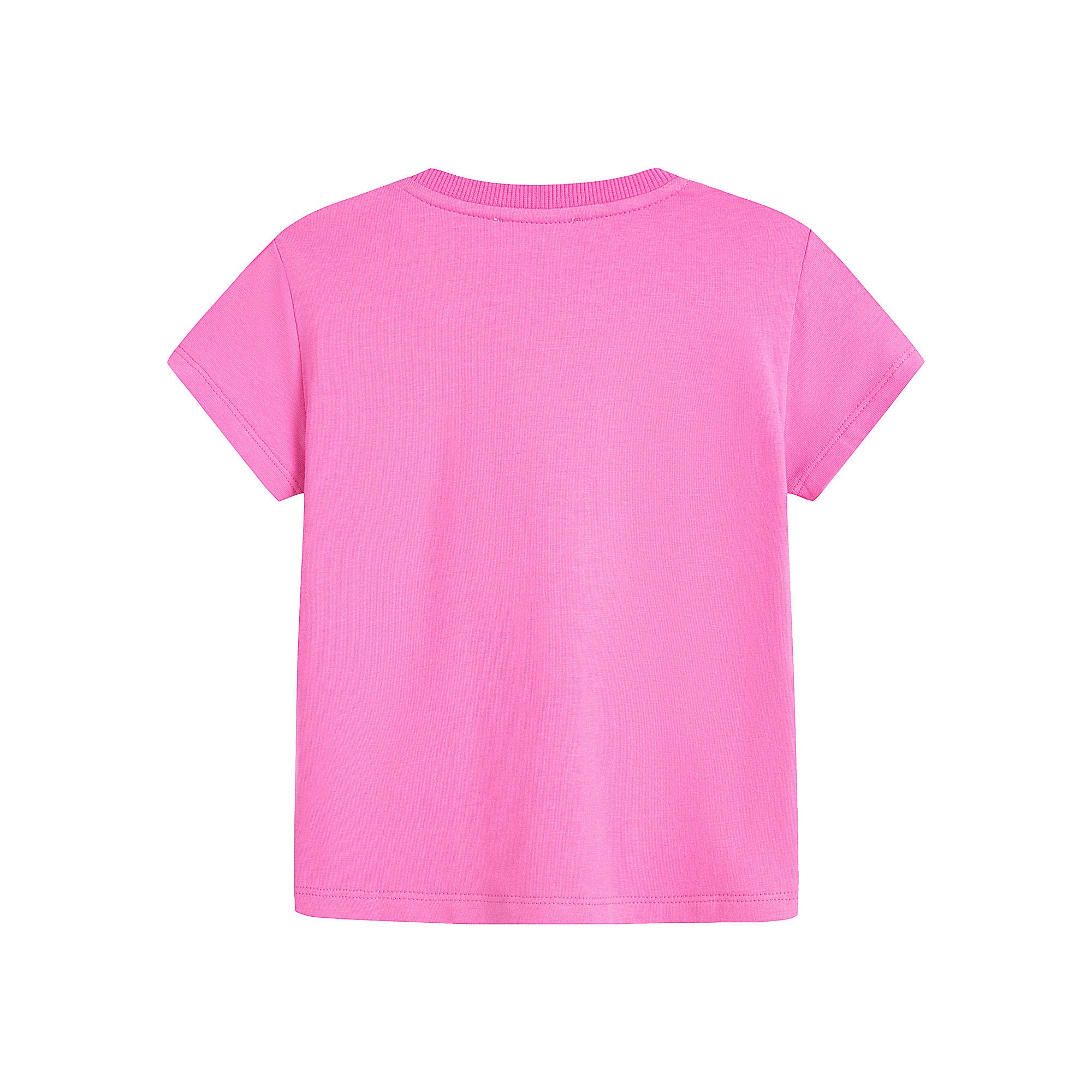 Baby Boys & Girls Fuschia Bear Cotton T-Shirt