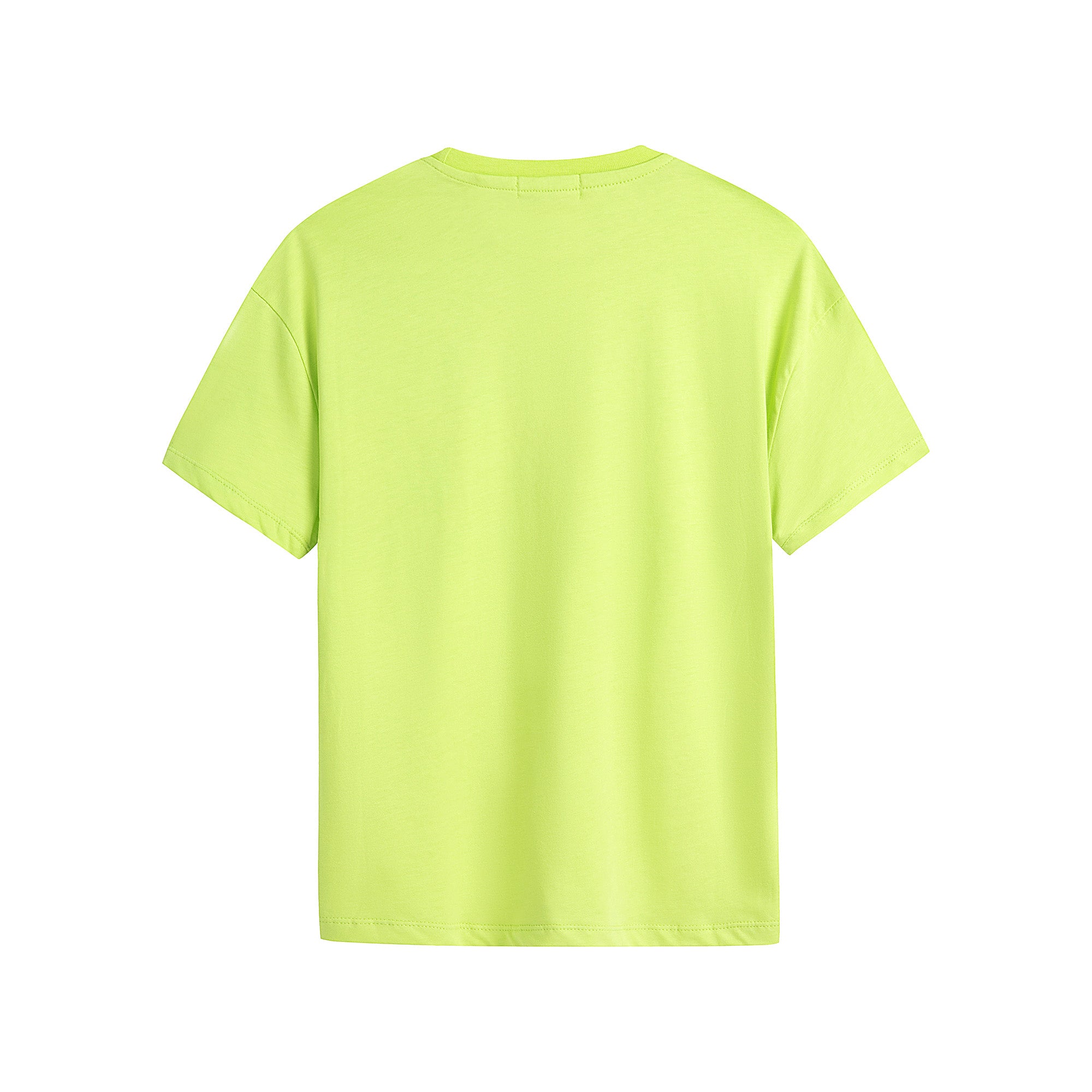 Boys & Girls Green Cotton T-Shirt