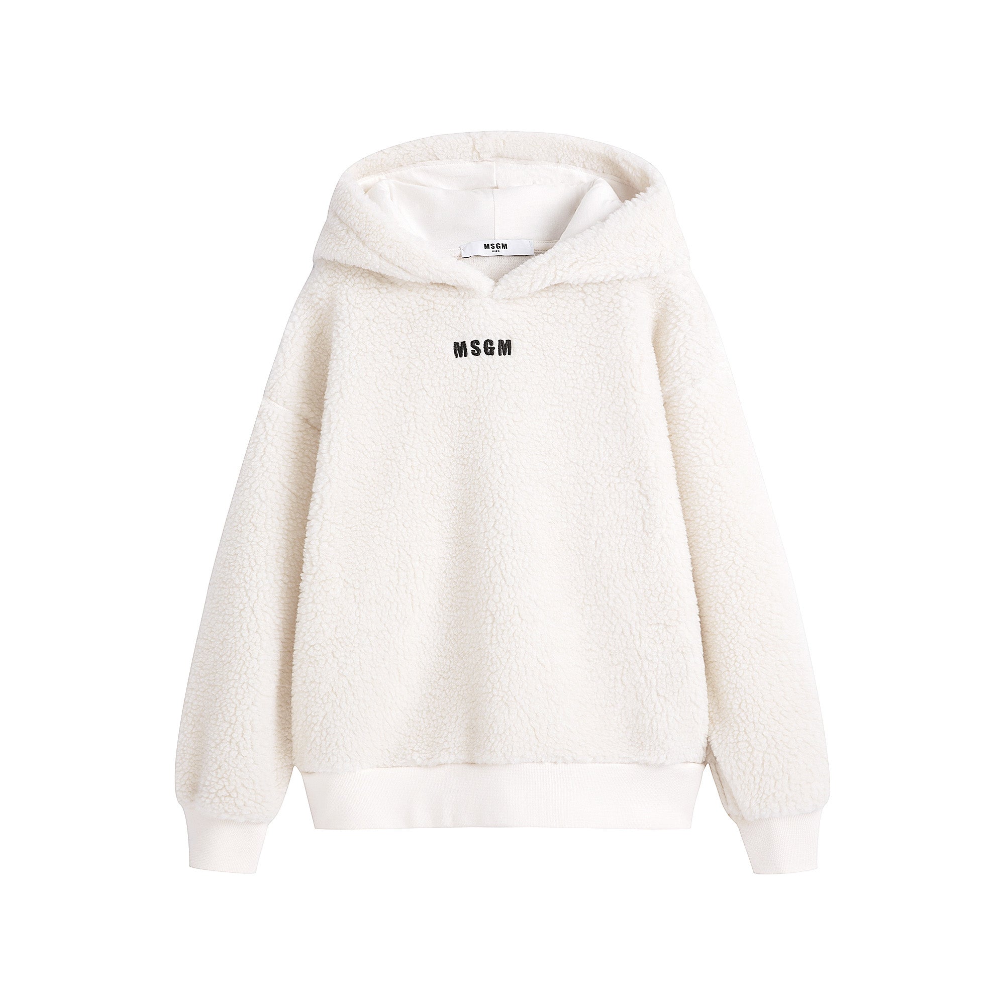Boys & Girls White Logo Fleece Sweatshirt