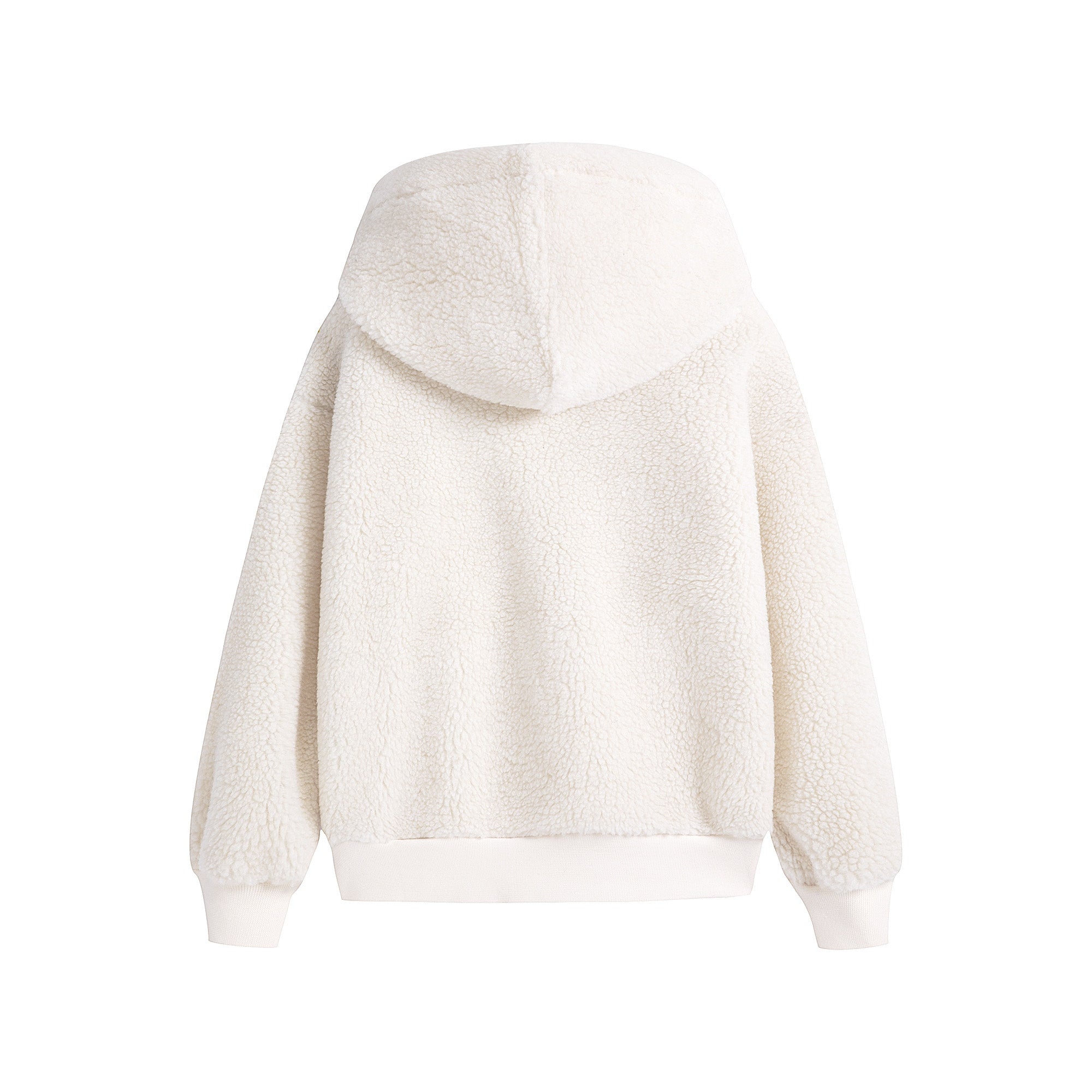 Boys & Girls White Logo Fleece Sweatshirt