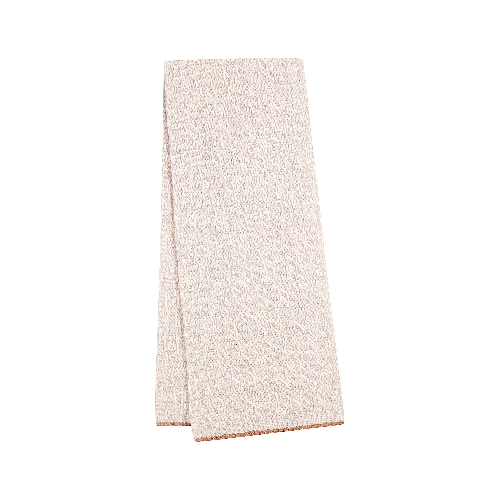 Boys & Girls Beige Wool Scarf
