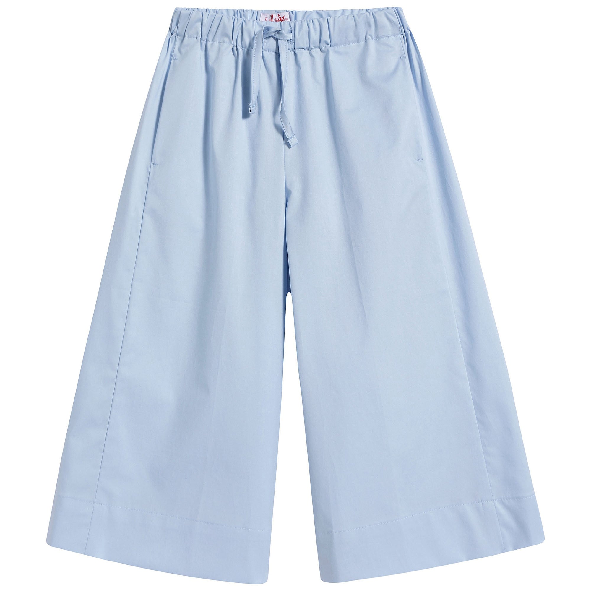 Girls Blue Cotton Trousers