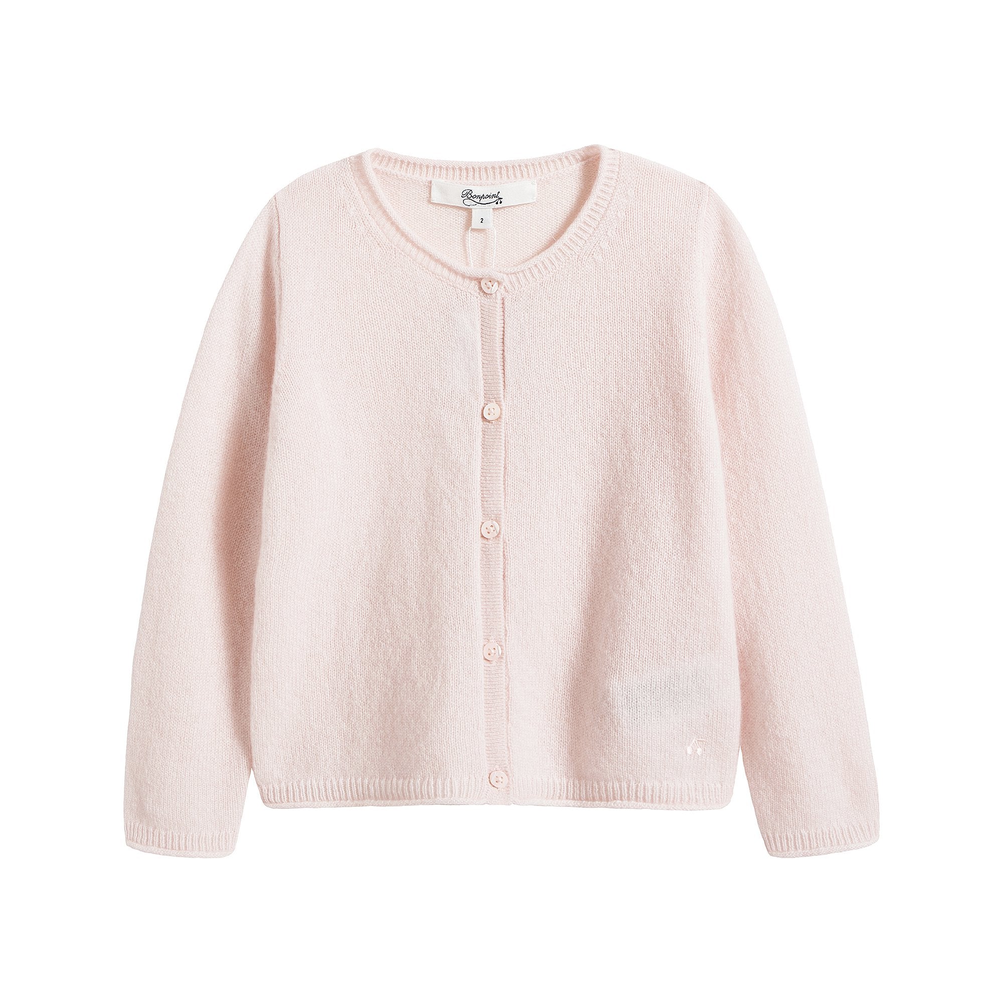 Baby Girls Pink Cashmere Cardigan