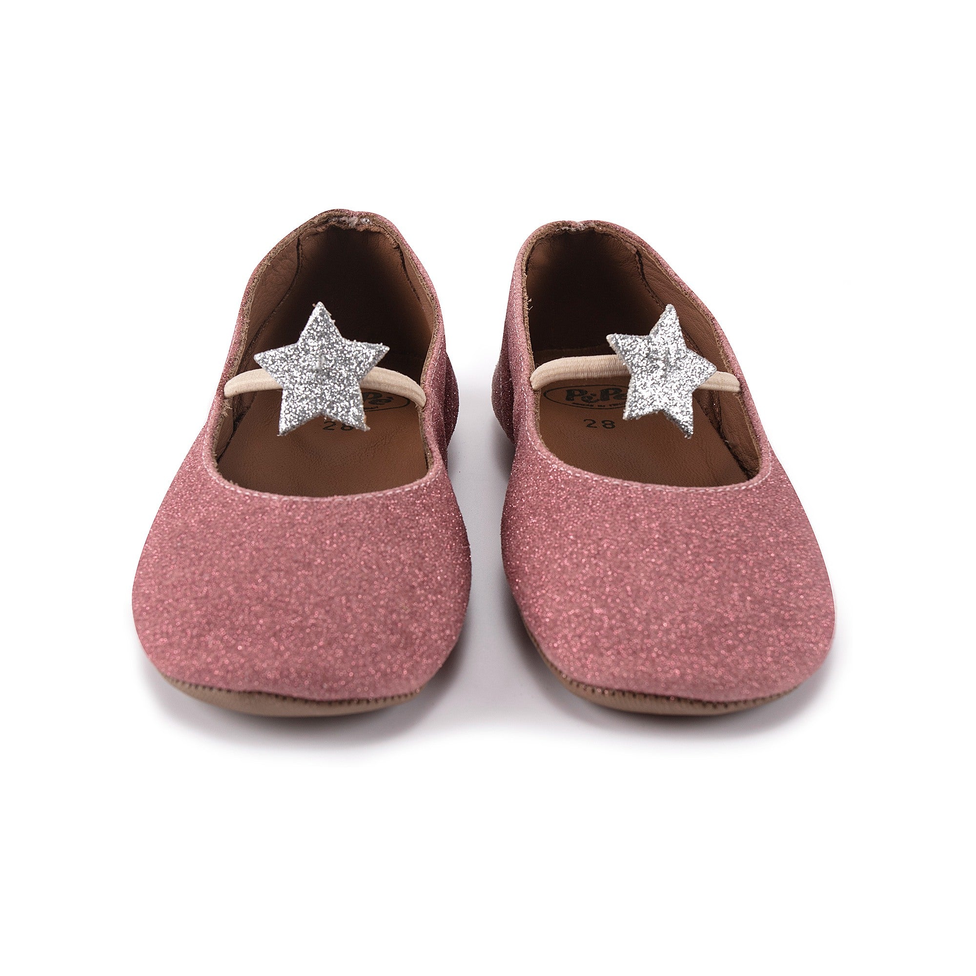 Girls Pink Leather Shoes