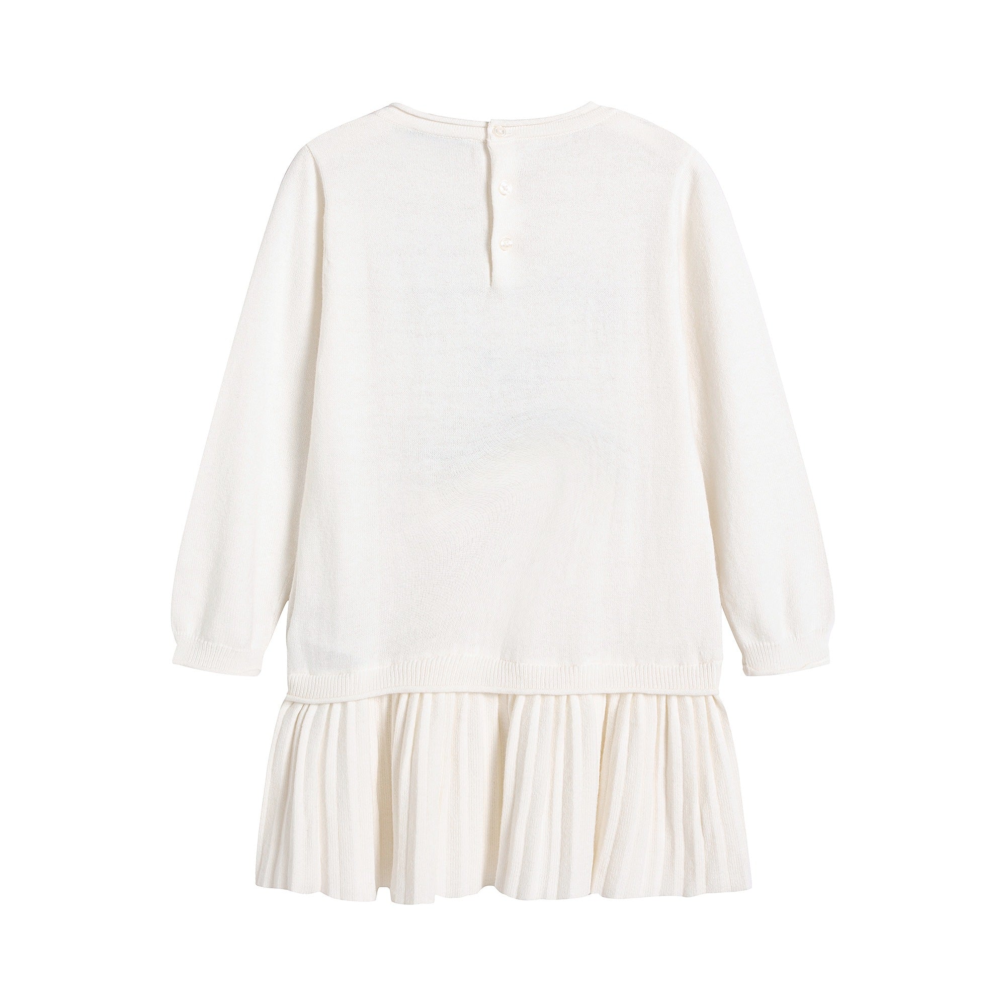 Baby Girls White Logo Dress