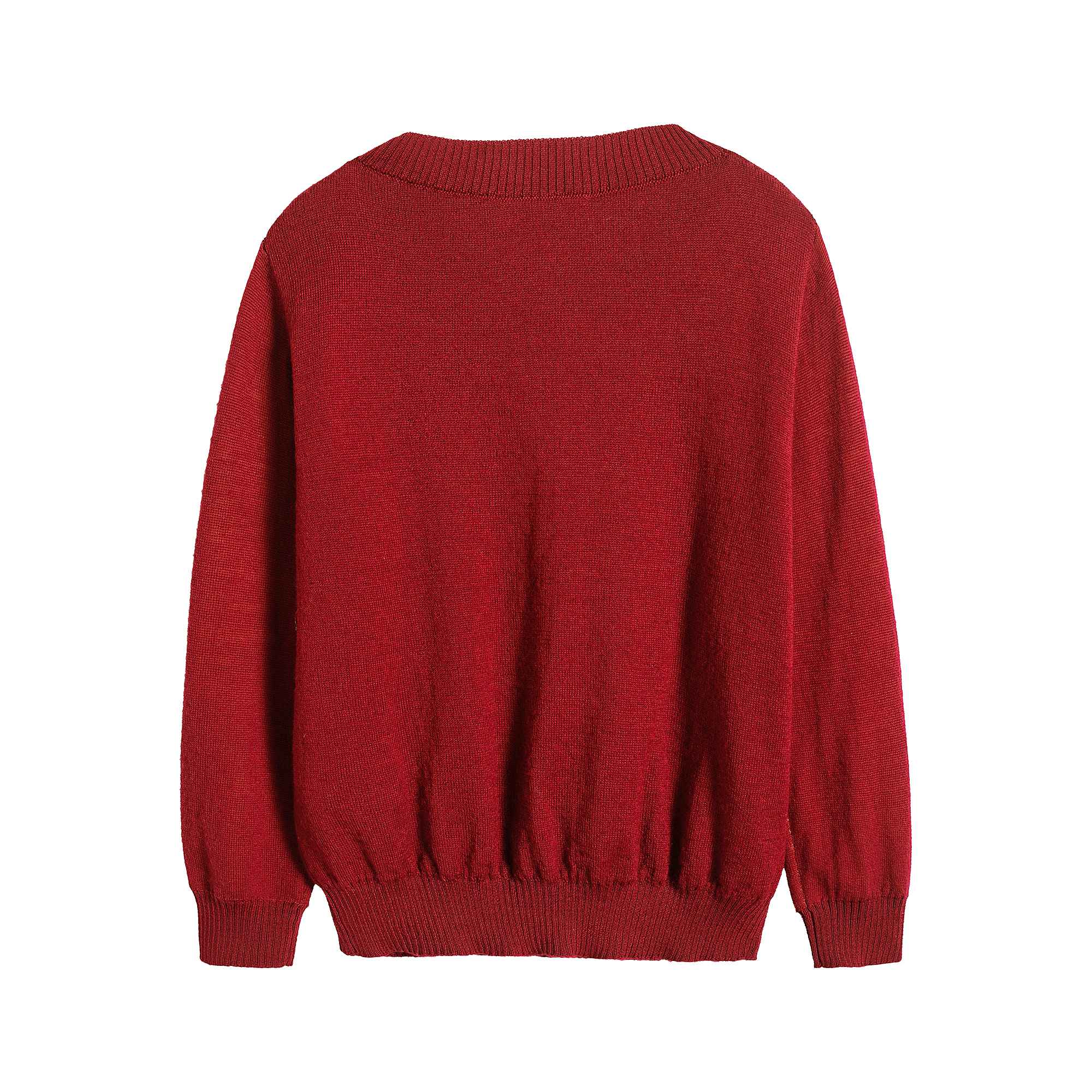 Girls Red Cherry Jumper