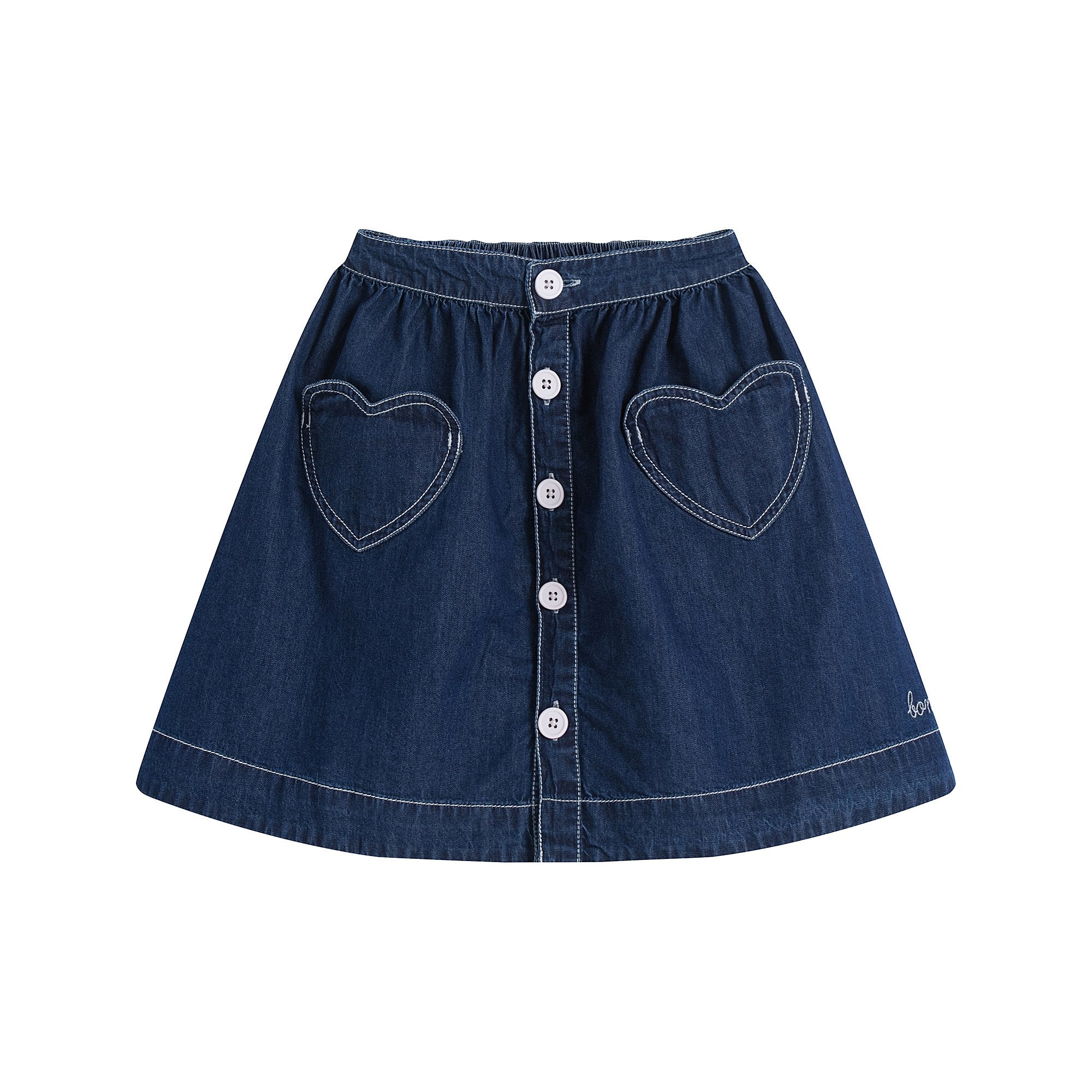 Girls Blue Denim Skirt